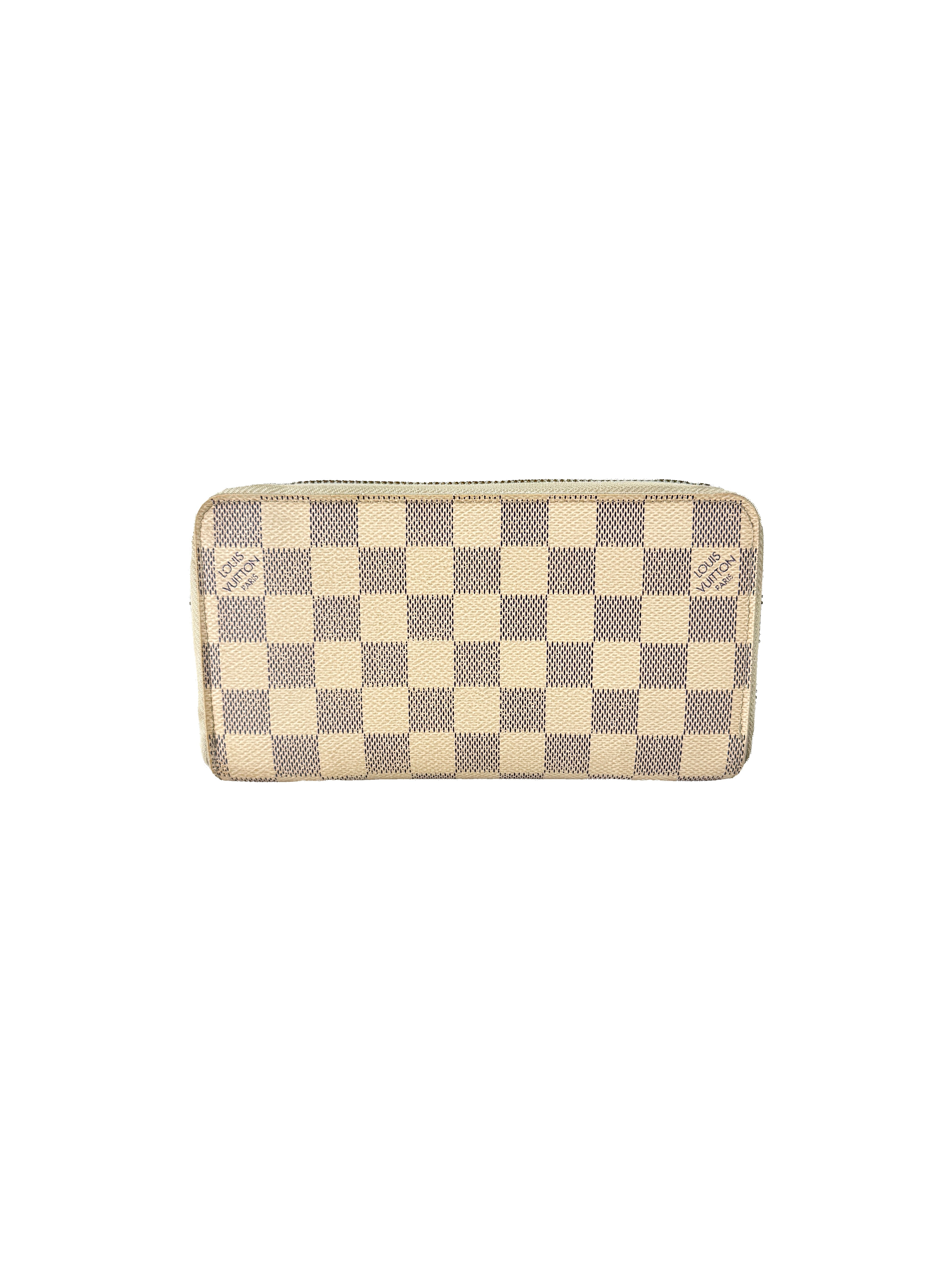 Louis Vuitton damier azur zippy wallet VI4047