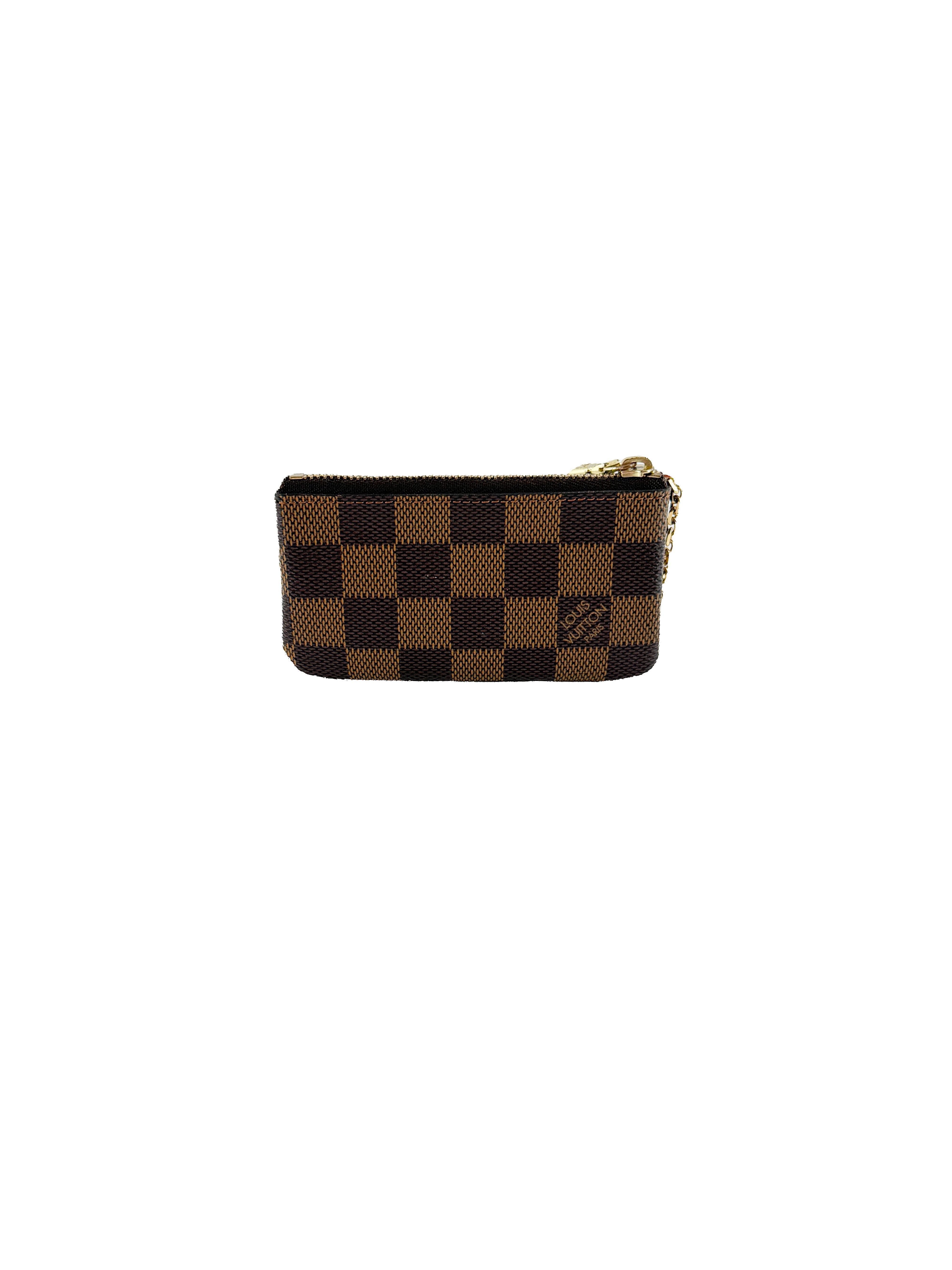 Louis Vuitton damier ebene key cles pouch CA0044