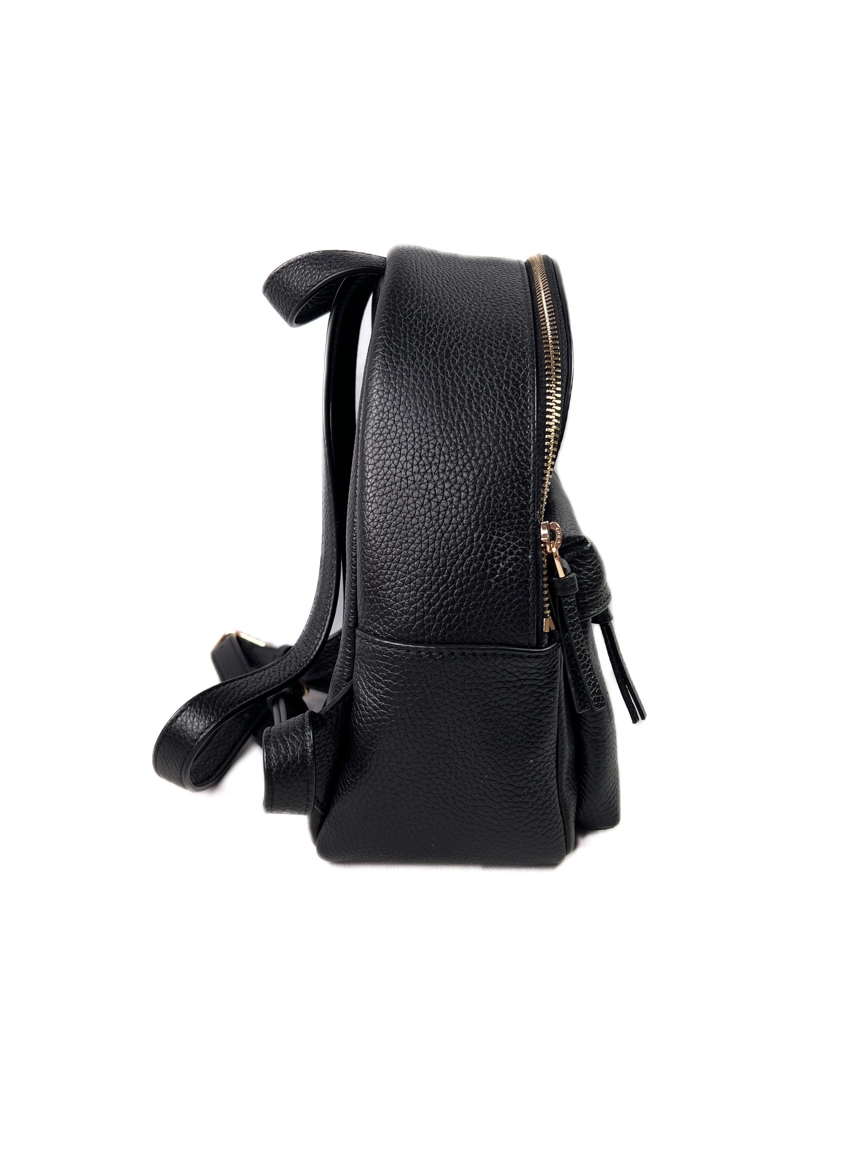 Tory Burch black leather Thea mini backpack