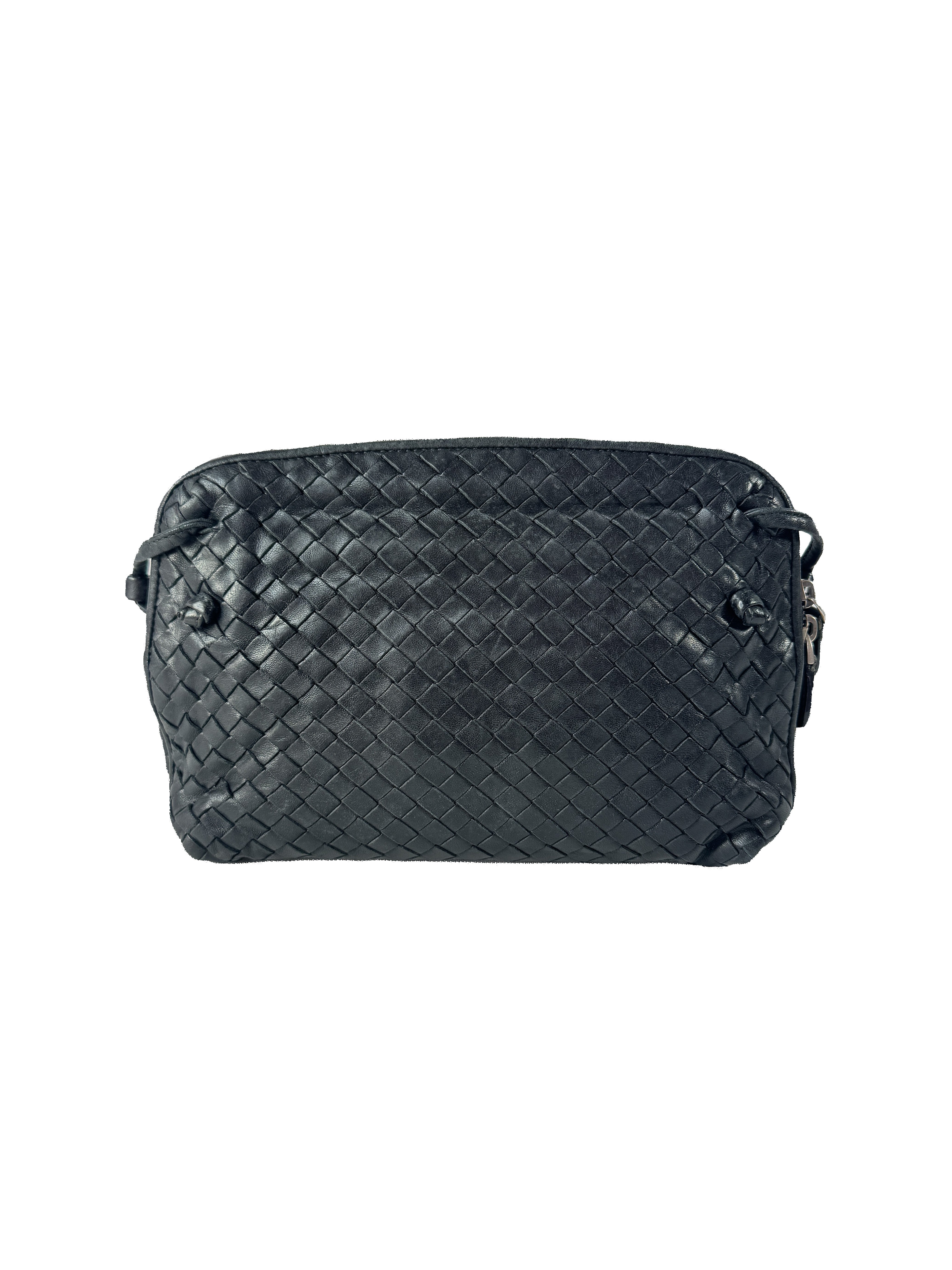 Bottega Veneta black Intrecciato Nodini bag 245354 V0016 8175