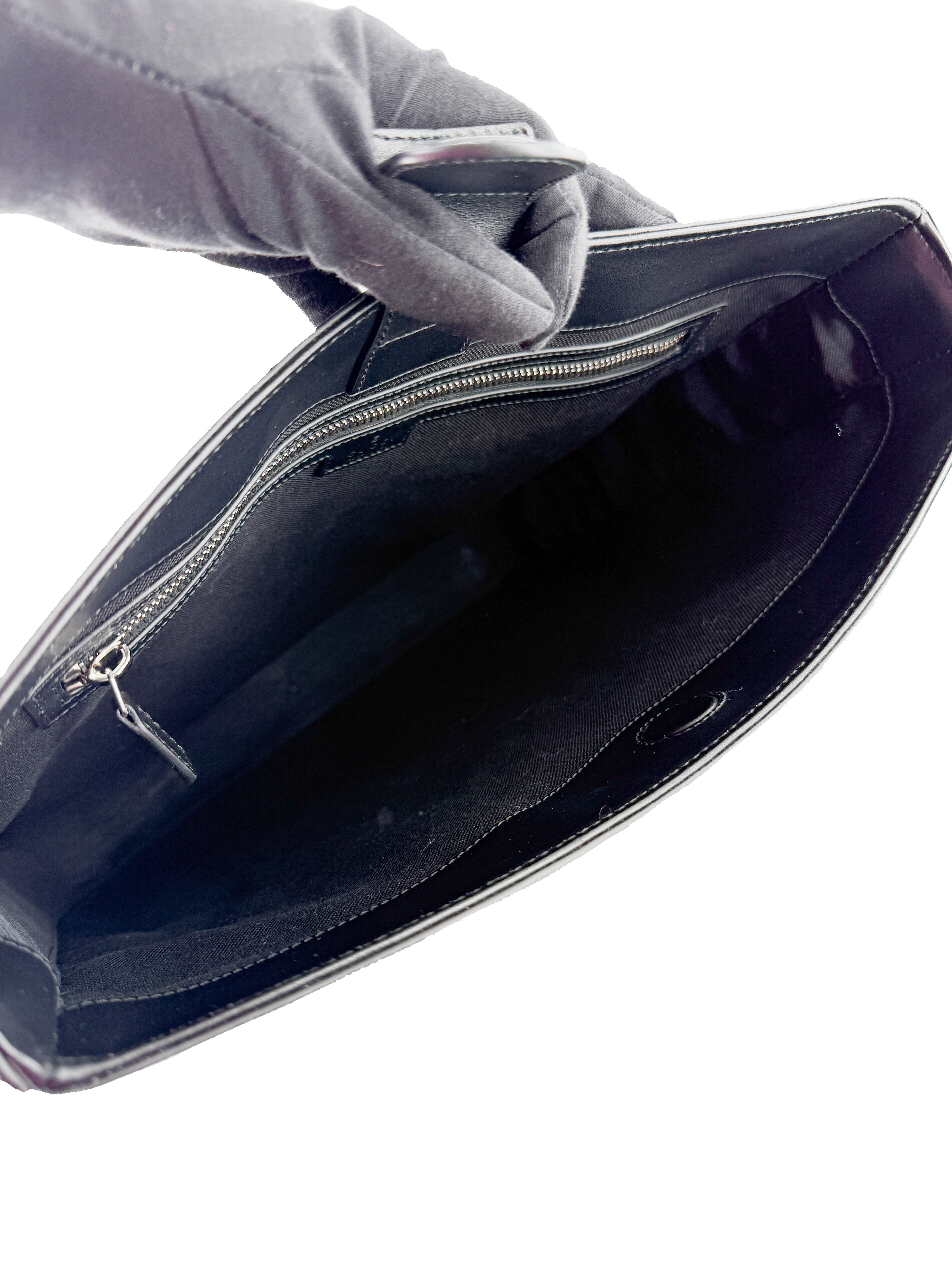 Gucci black GG Supreme vertical tote 794918-520981