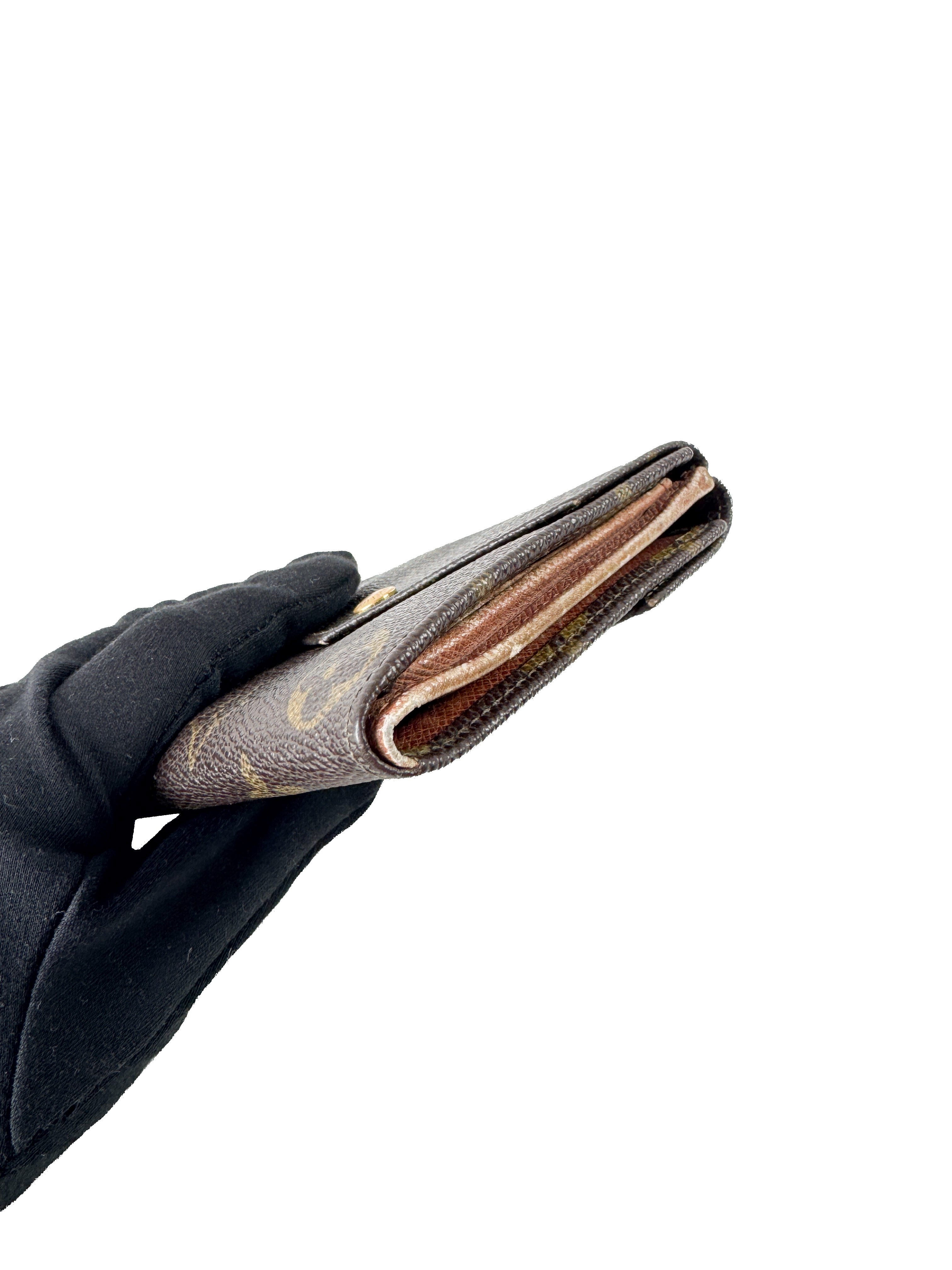 Louis Vuitton monogram vintage Porte Monnaie wallet (no datecode)