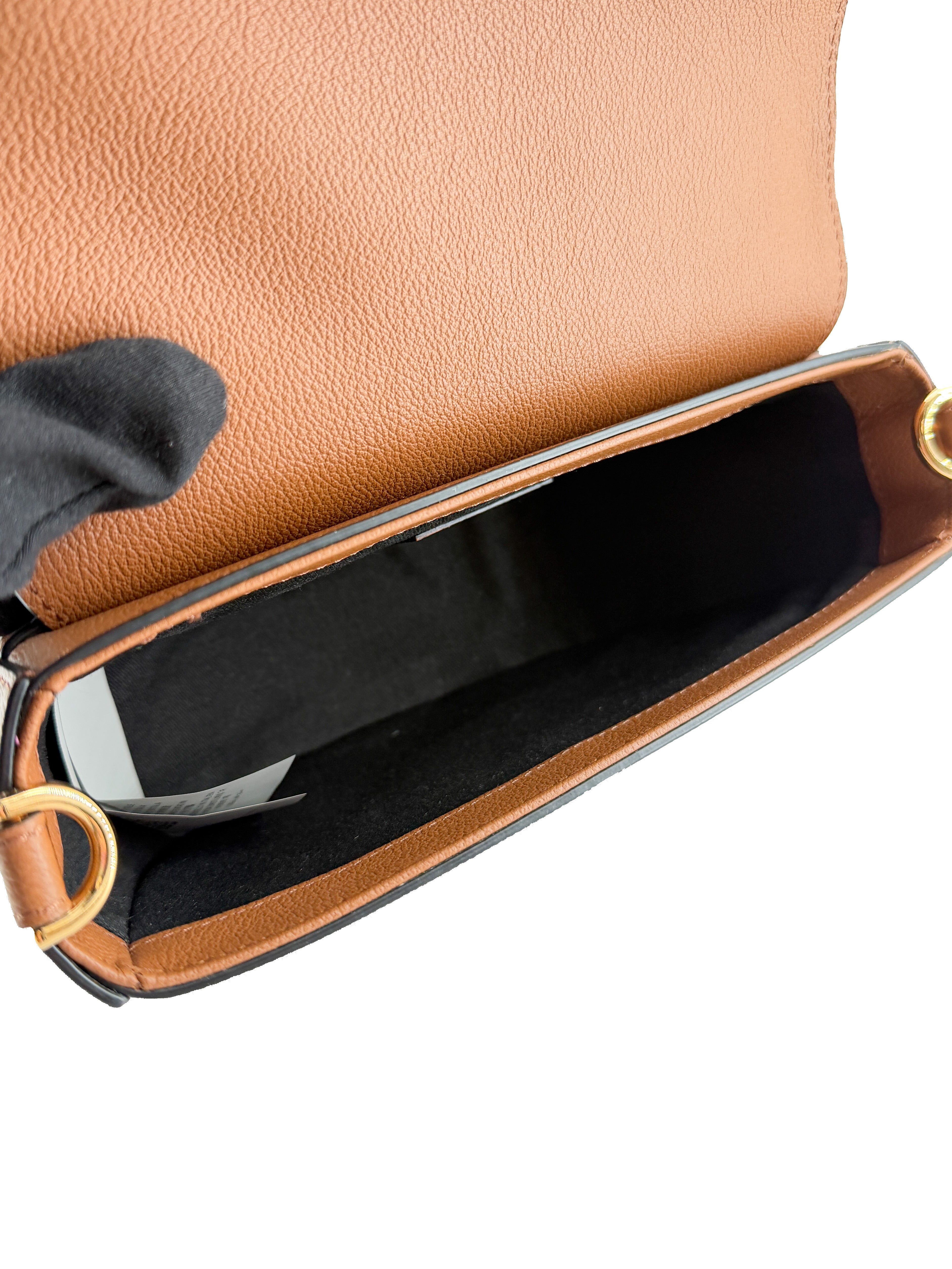 Versace brown leather La Medusa bag