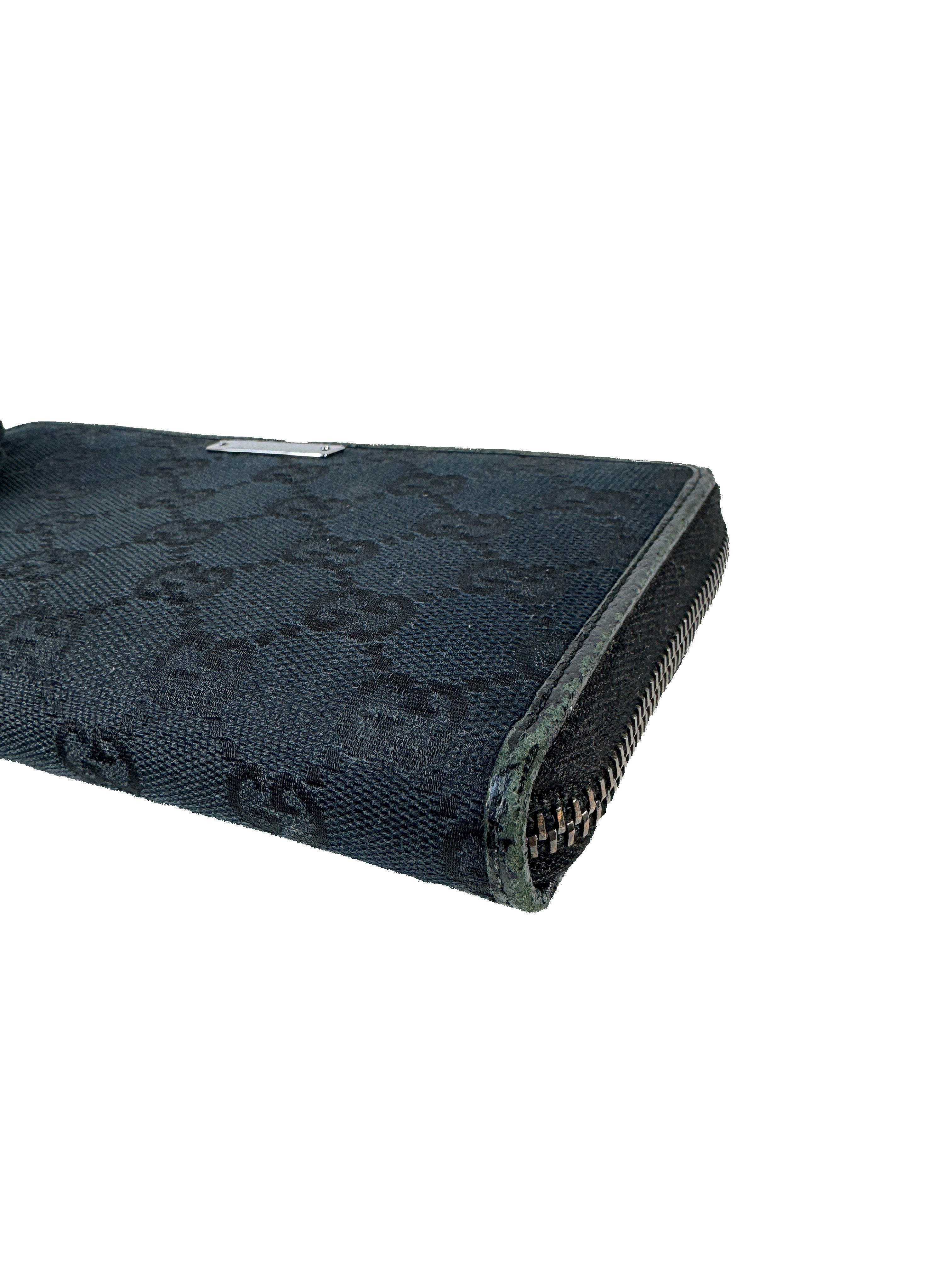 Gucci black signature GG ZA wallet 2731