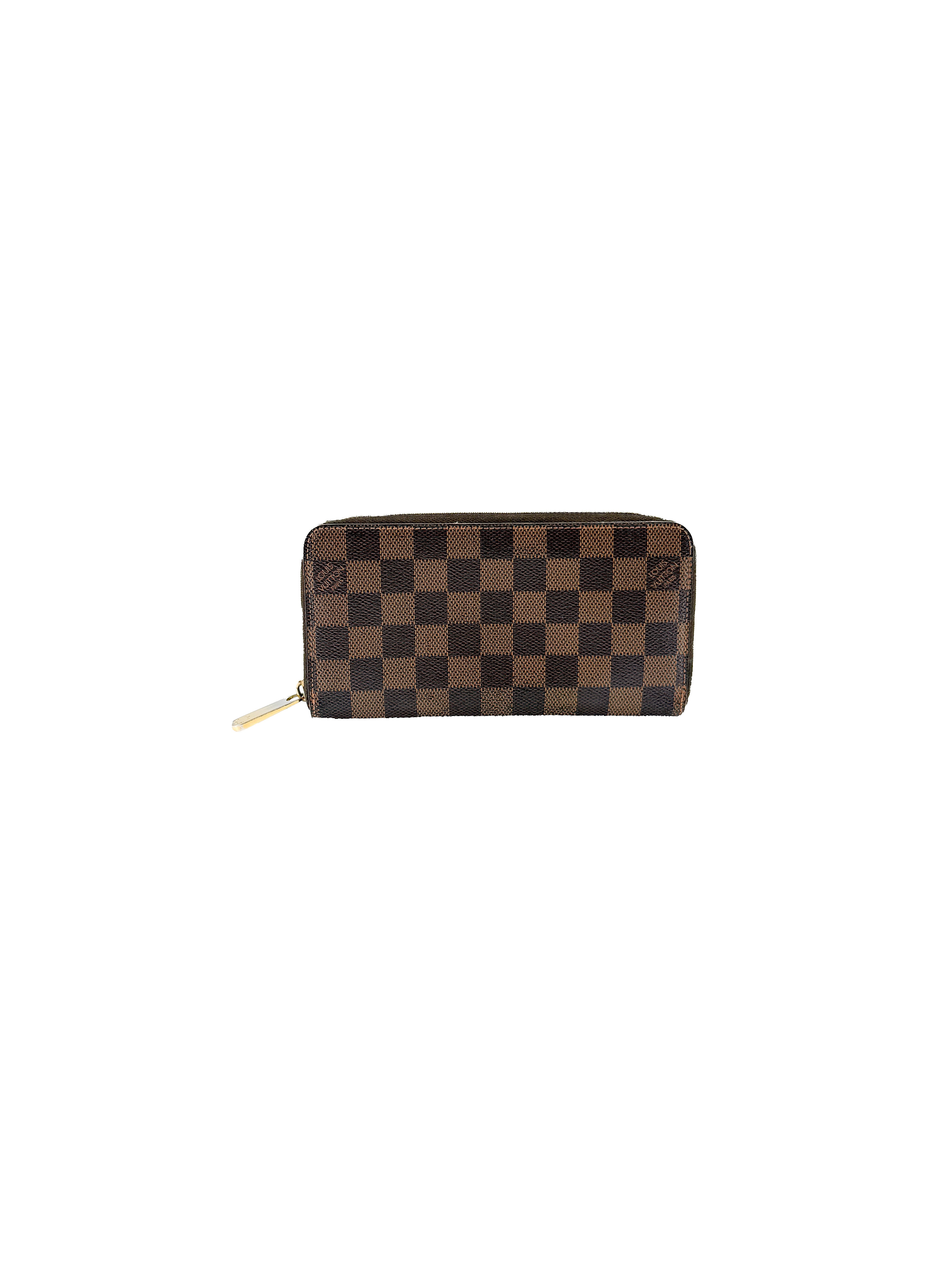 Louis Vuitton damier ebene zippy wallet CA0162