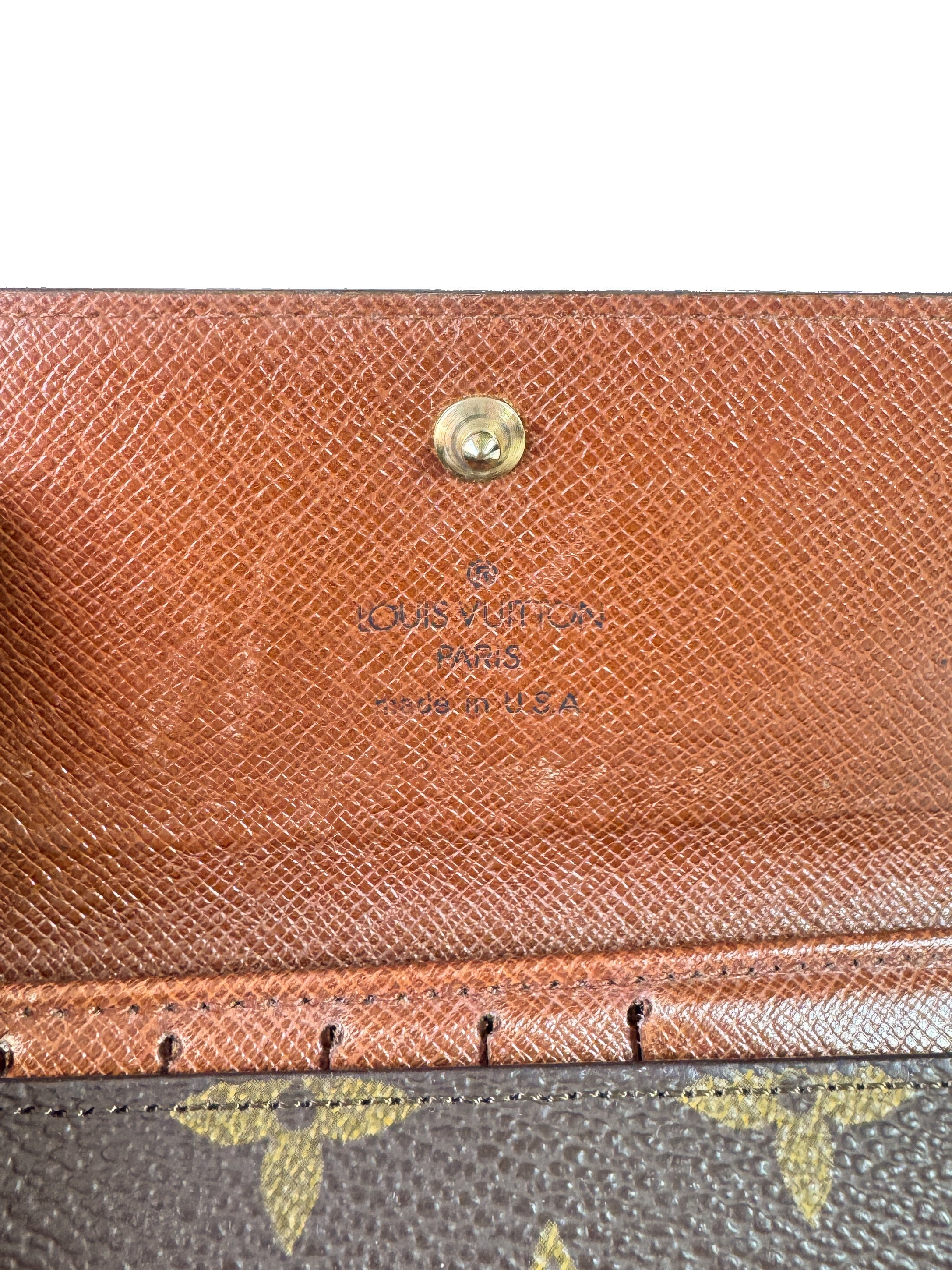 Louis Vuitton monogram vintage wallet SD0952
