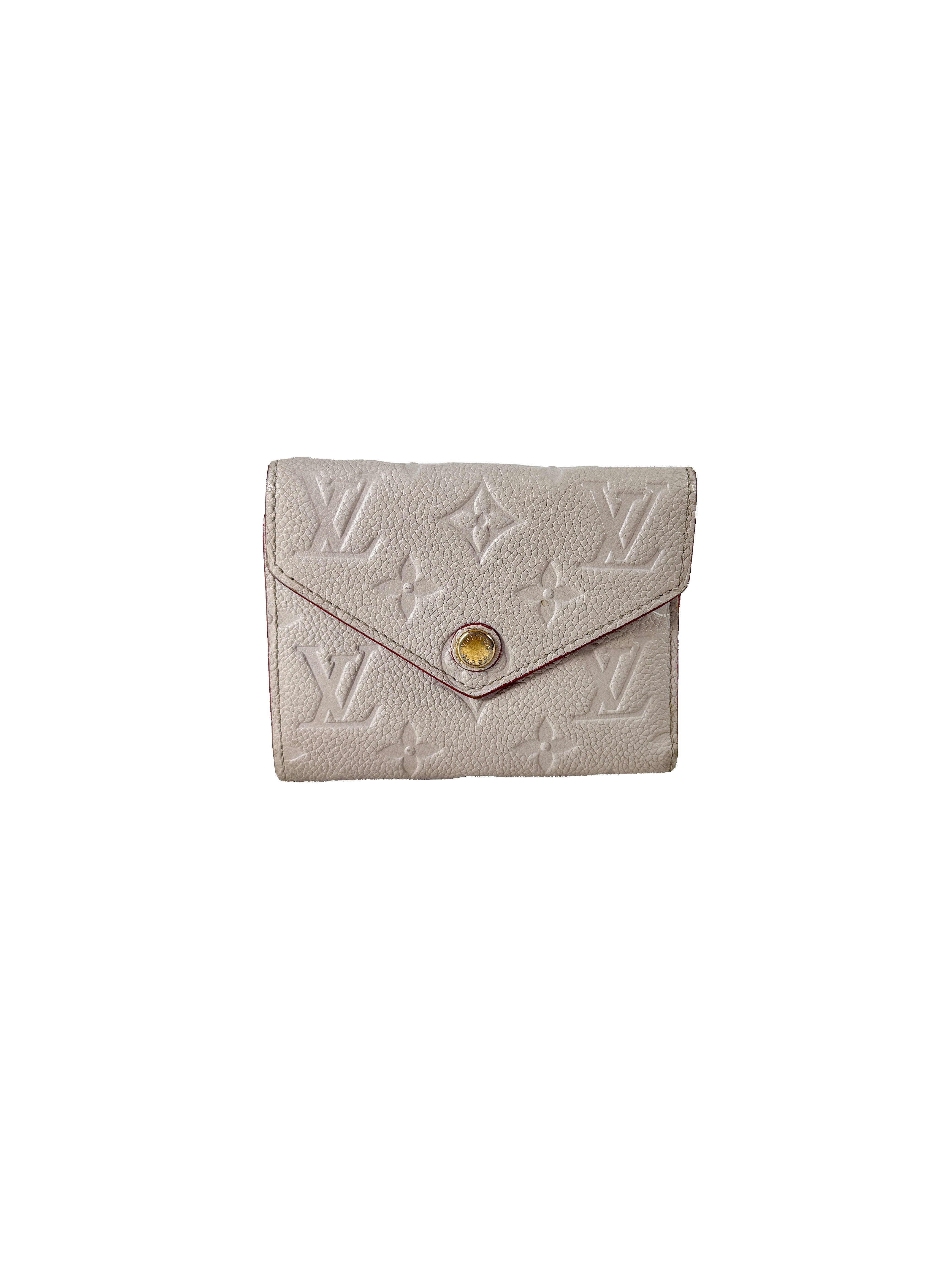 Louis Vuitton monogram gray empreinte Victorine wallet SP0230