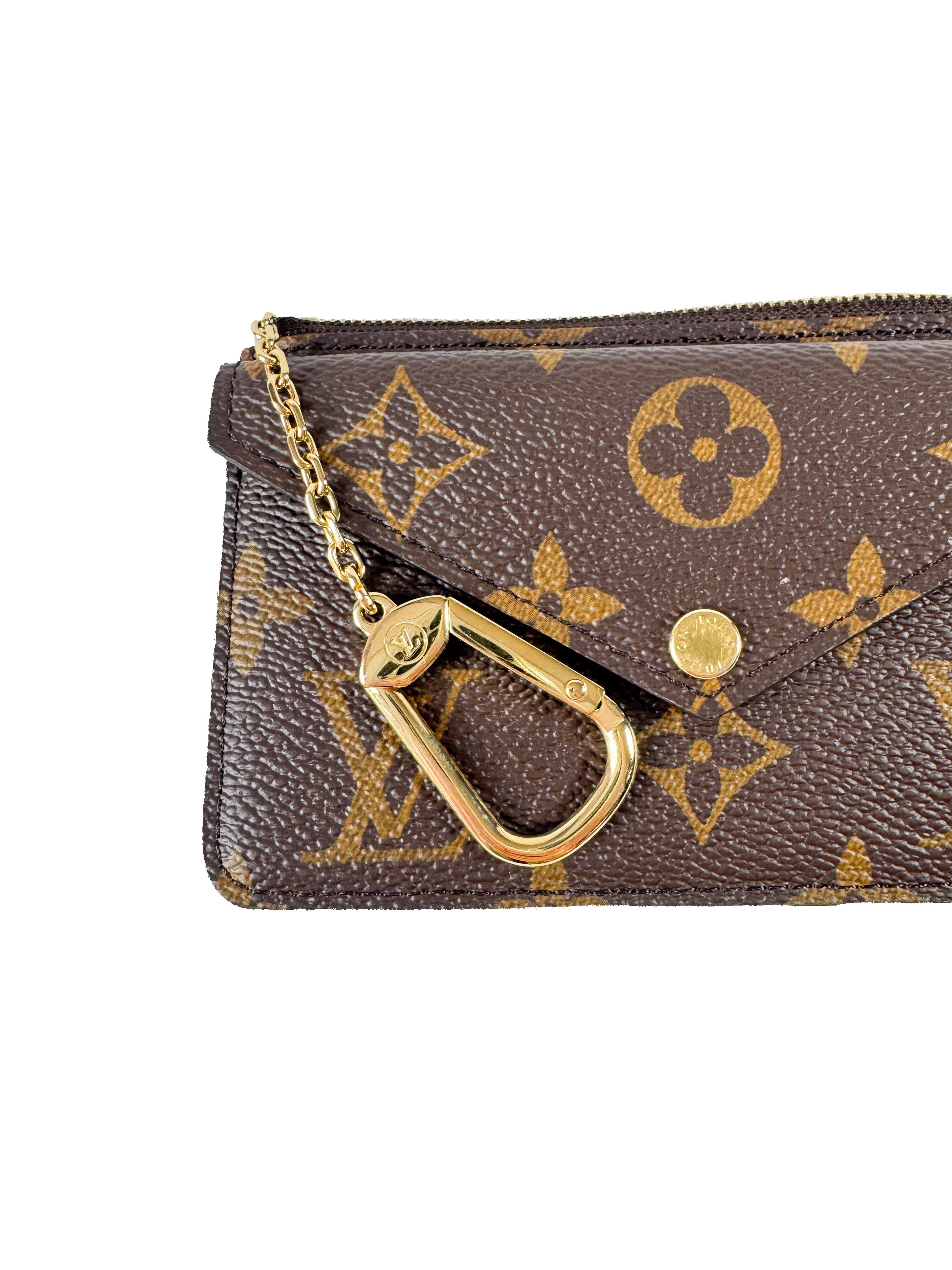 Louis Vuitton monogram Recto Versa card holder black (NFC) retail $660