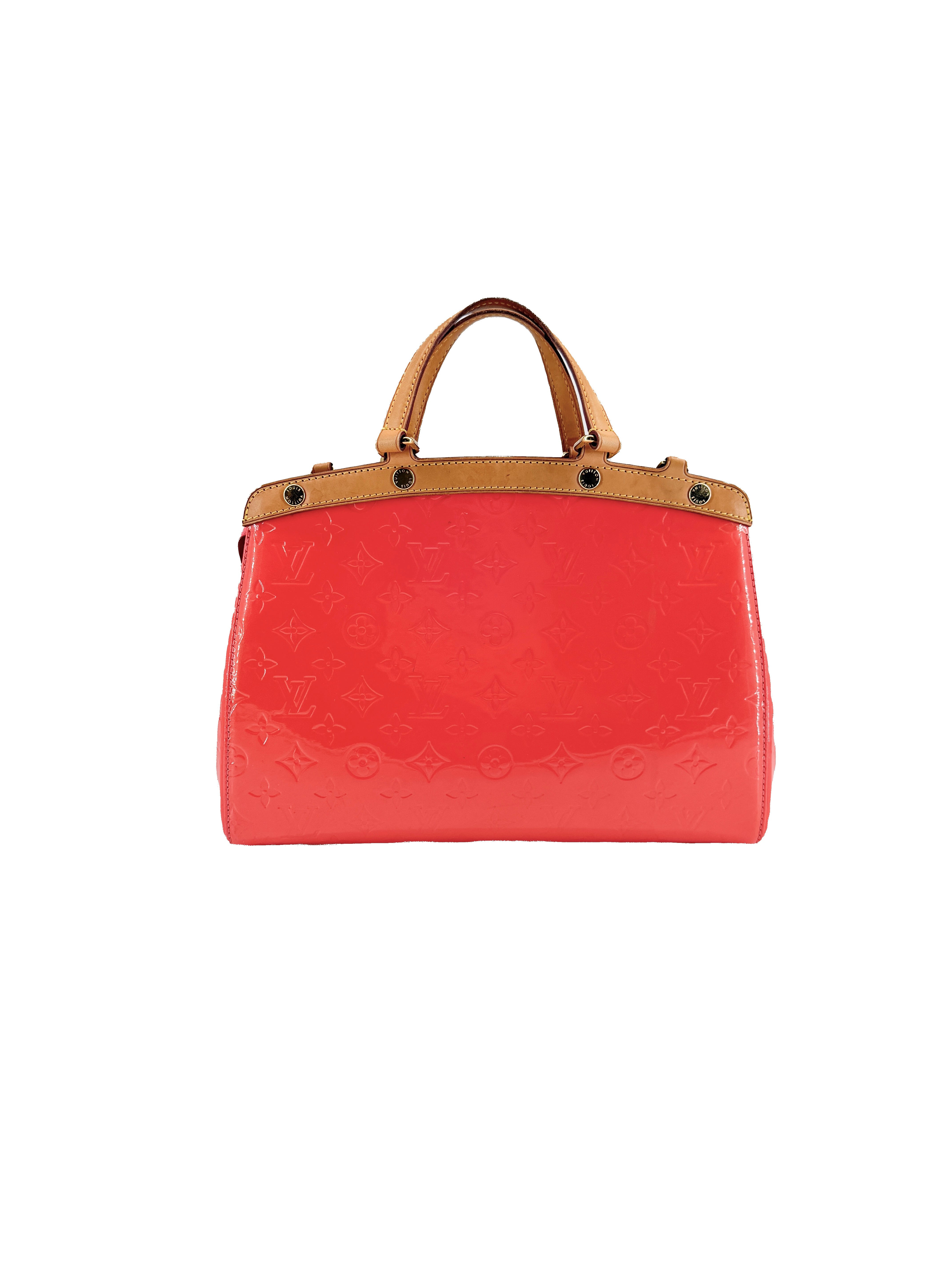 Louis Vuitton Vernis Brea MM orange sunset SR4164