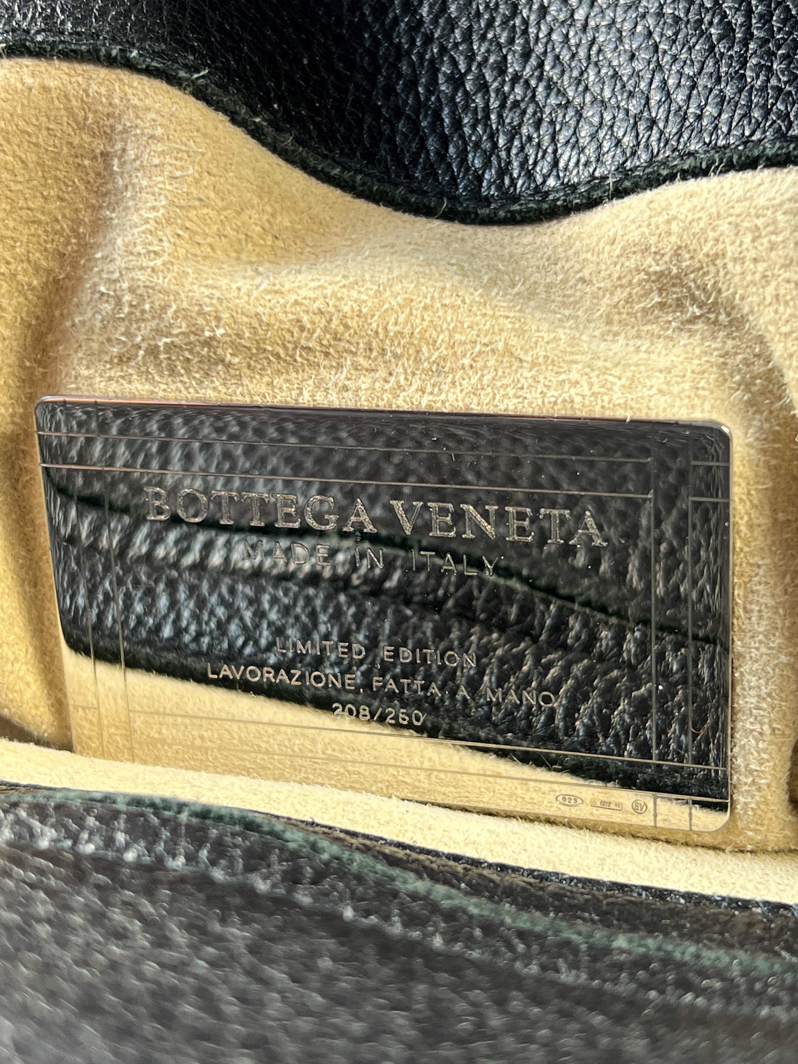 Bottega Veneta black limited edition Intrecciato Parachute shoulder bag