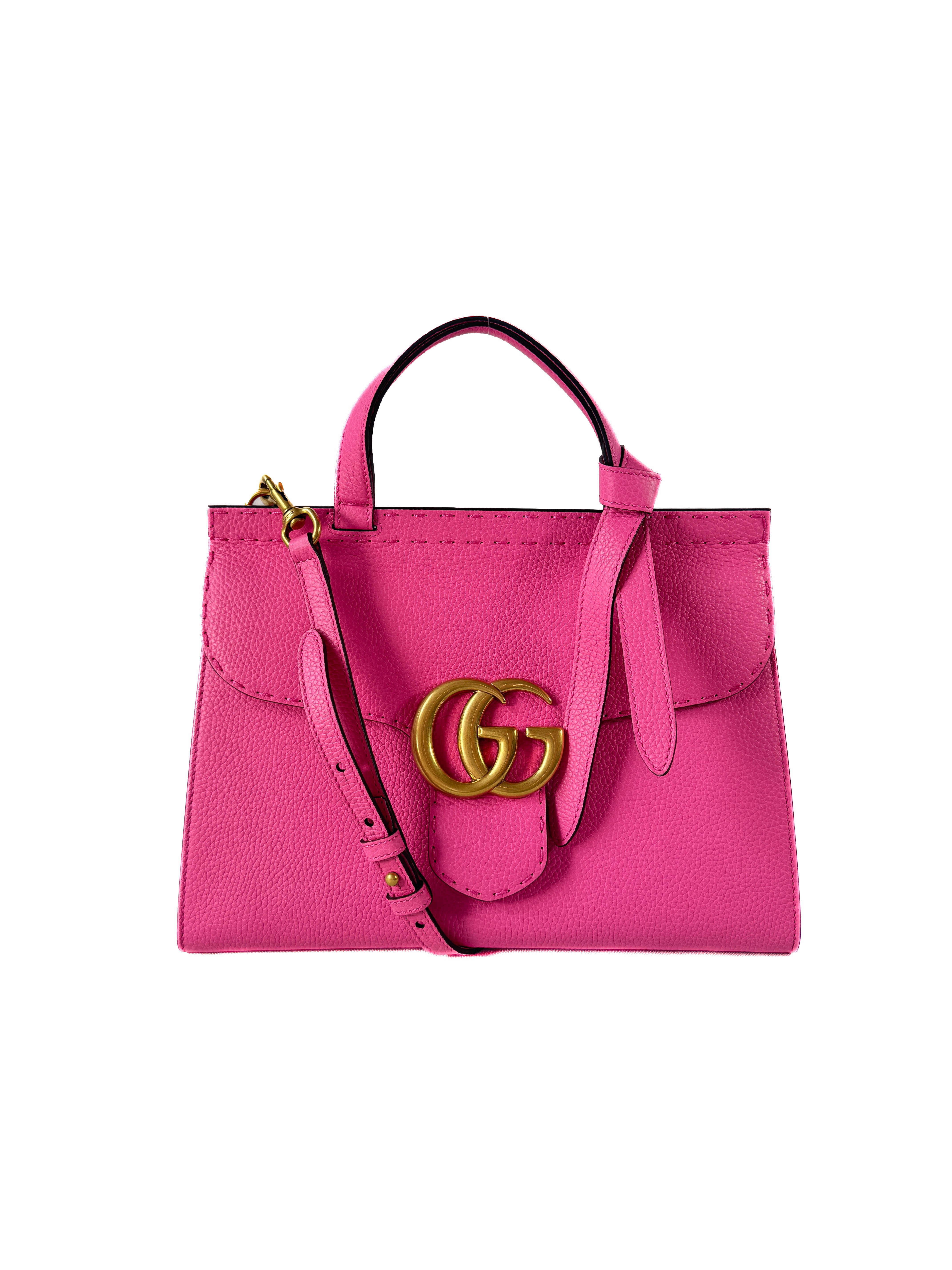 Gucci pink Marmont top handle bag 520981