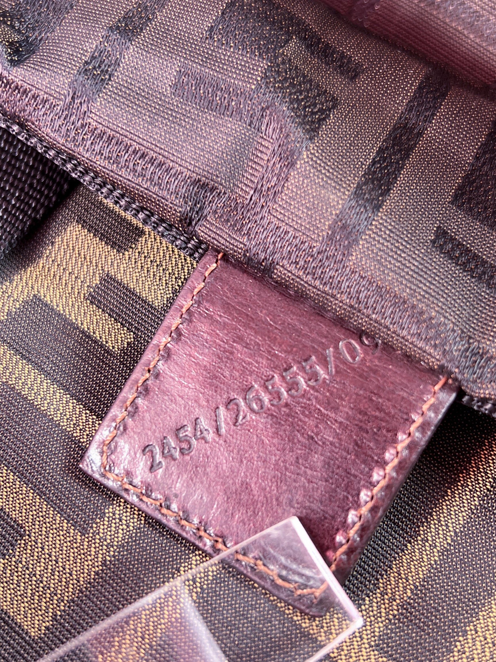 Fendi zucca jacquard foldable tote