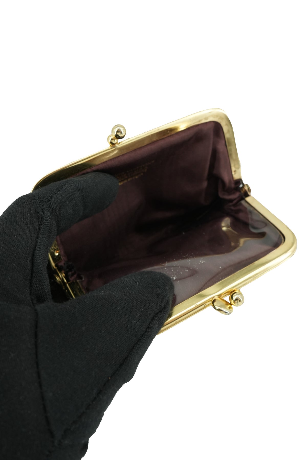Louis Vuitton licensed monogram kisslock pouch vintage