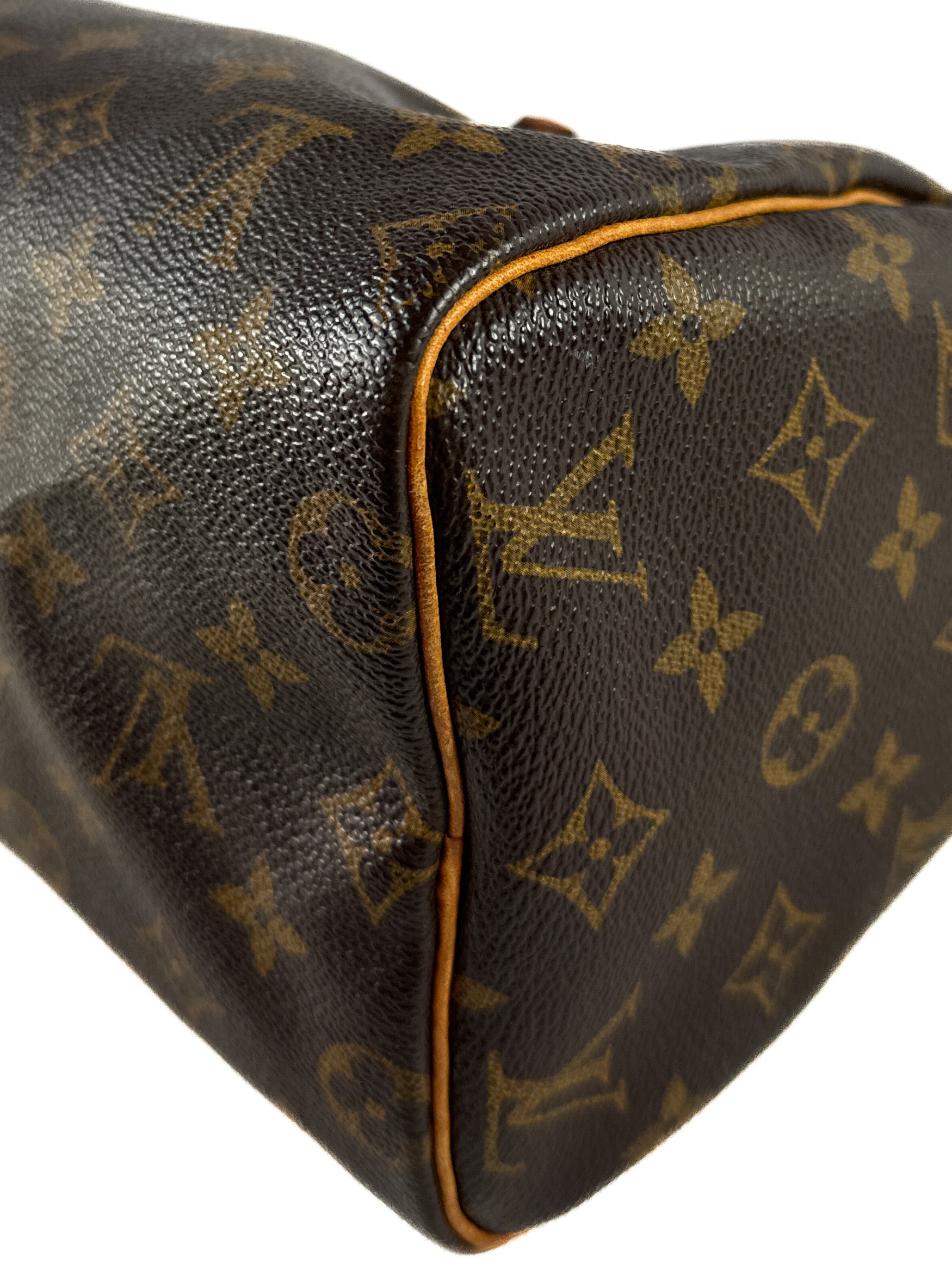 Louis Vuitton monogram speedy 25 SD0929 w/vintage strap