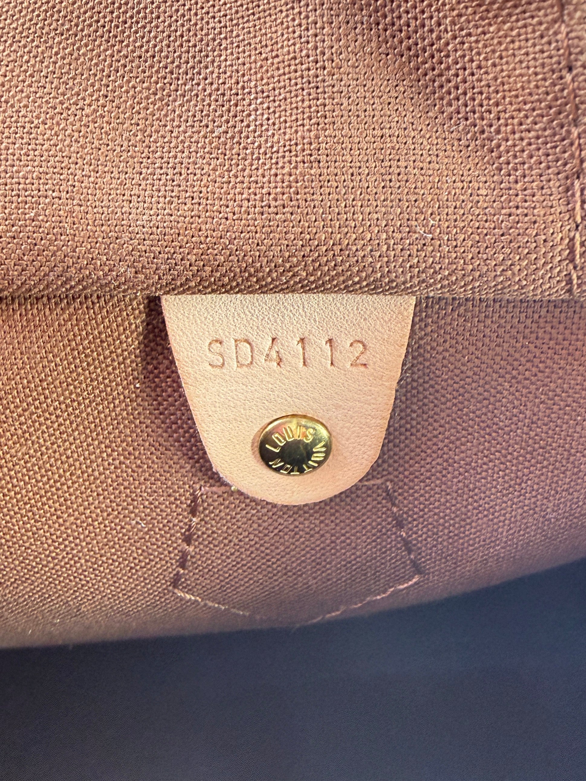 Louis Vuitton monogram speedy 35 SD4112