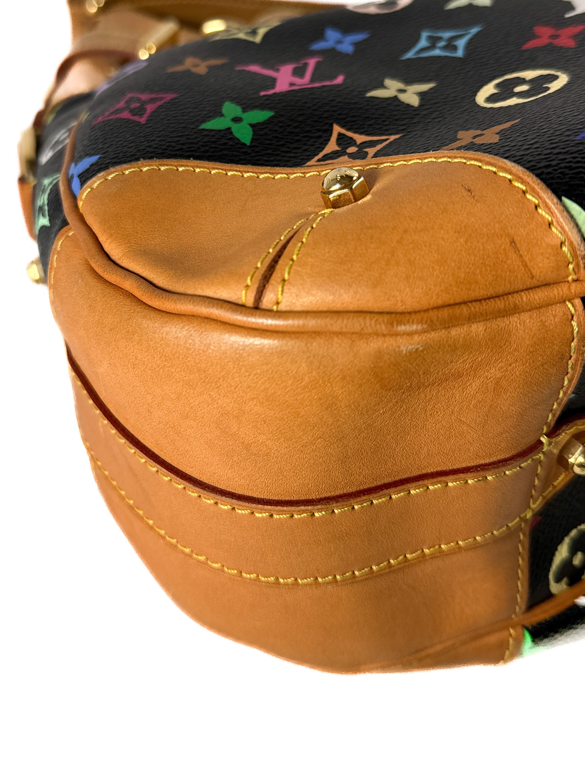 Louis Vuitton black multicolore Greta shoulder bag