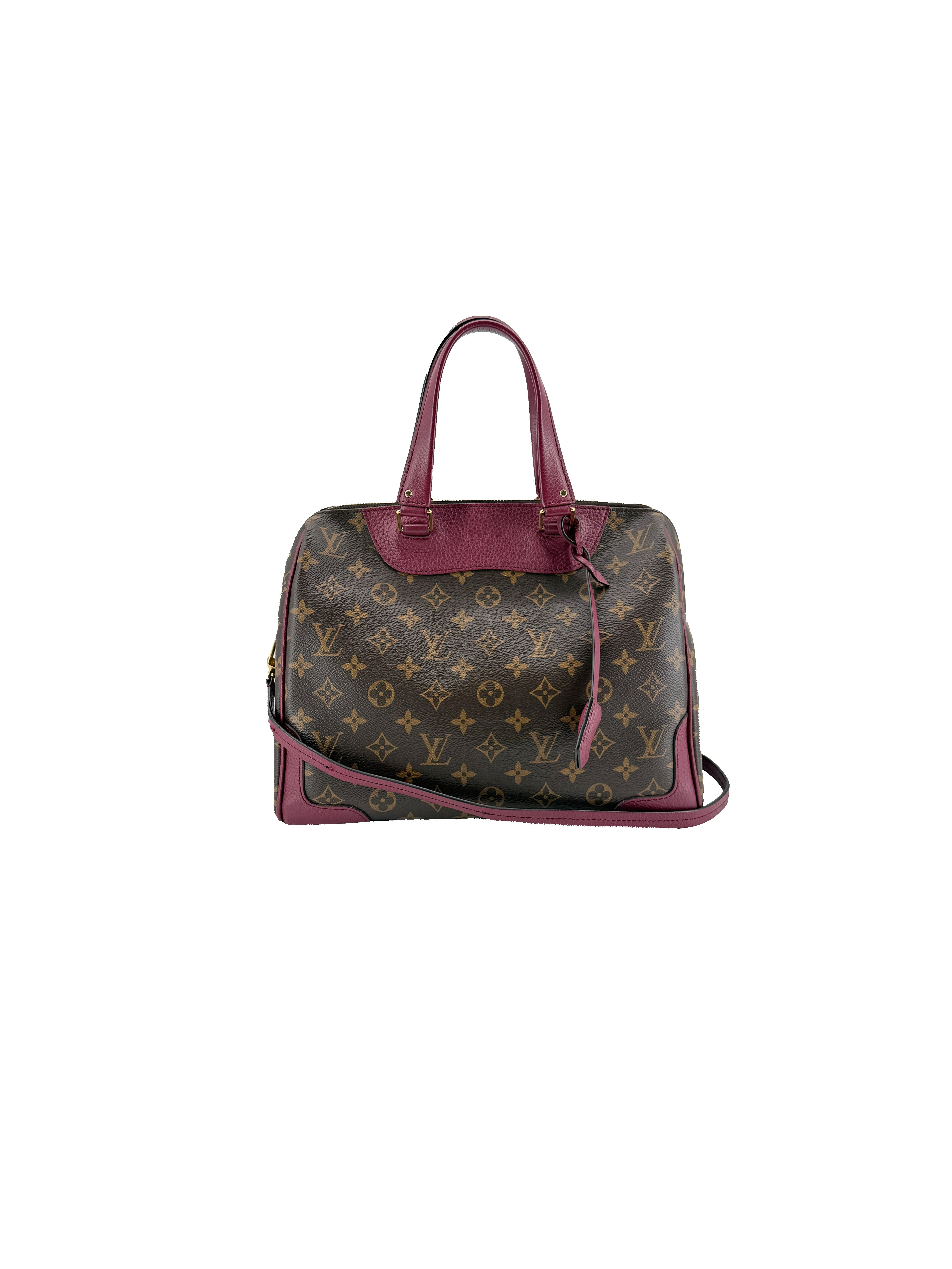 Louis Vuitton brown purple Retiro NM DR2185