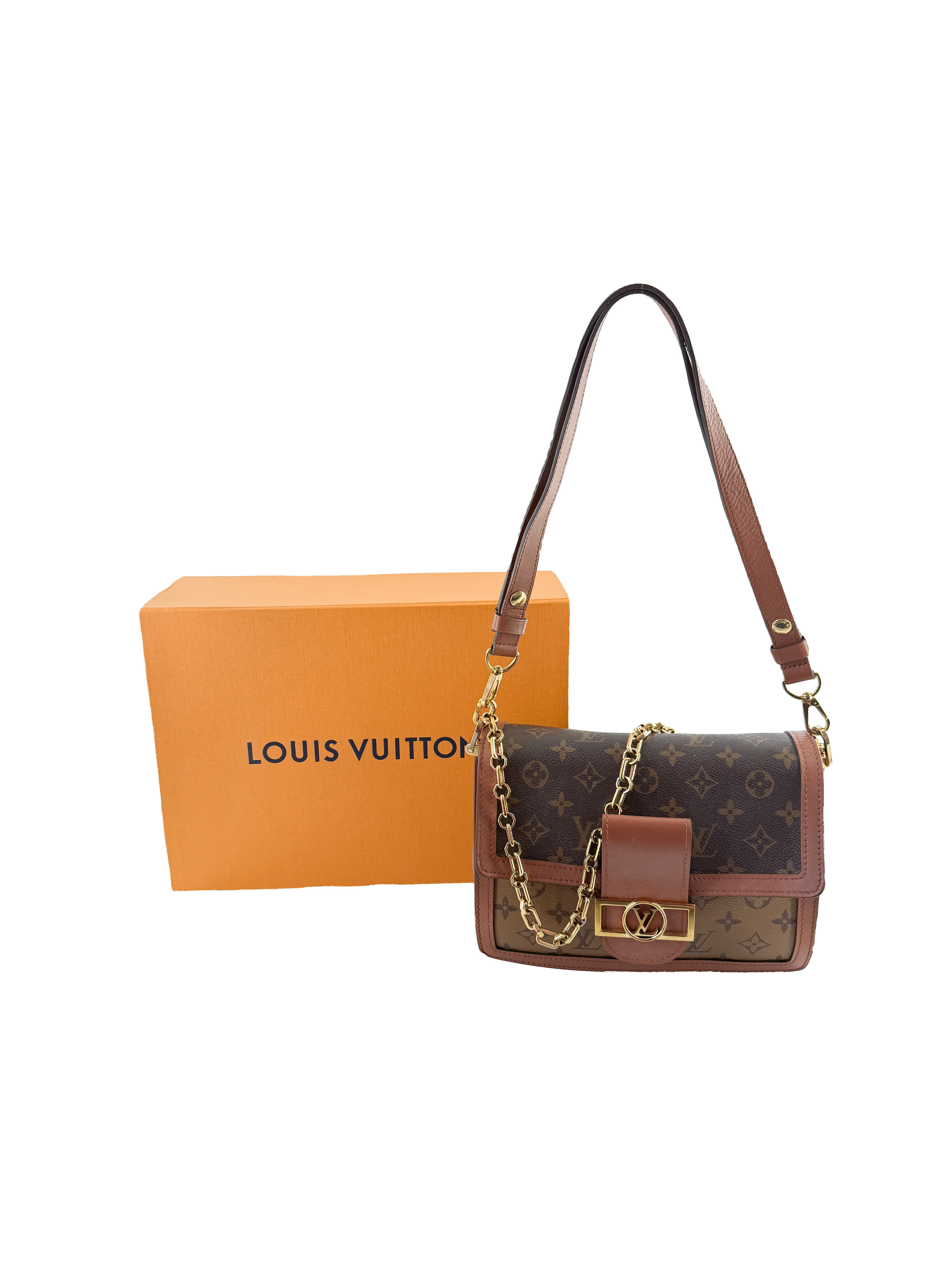 Louis Vuitton reverse monogram Dauphine MM NFC - My Girlfriend's Wardrobe LLC