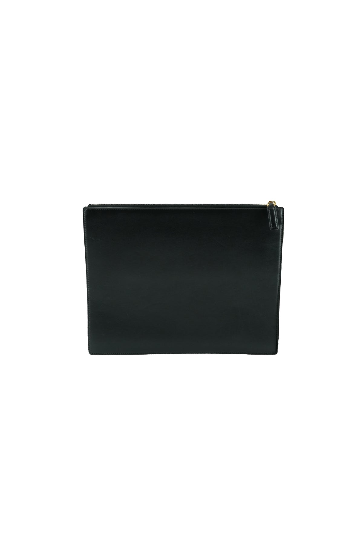 Gucci black leather large wristlet 547615-496035