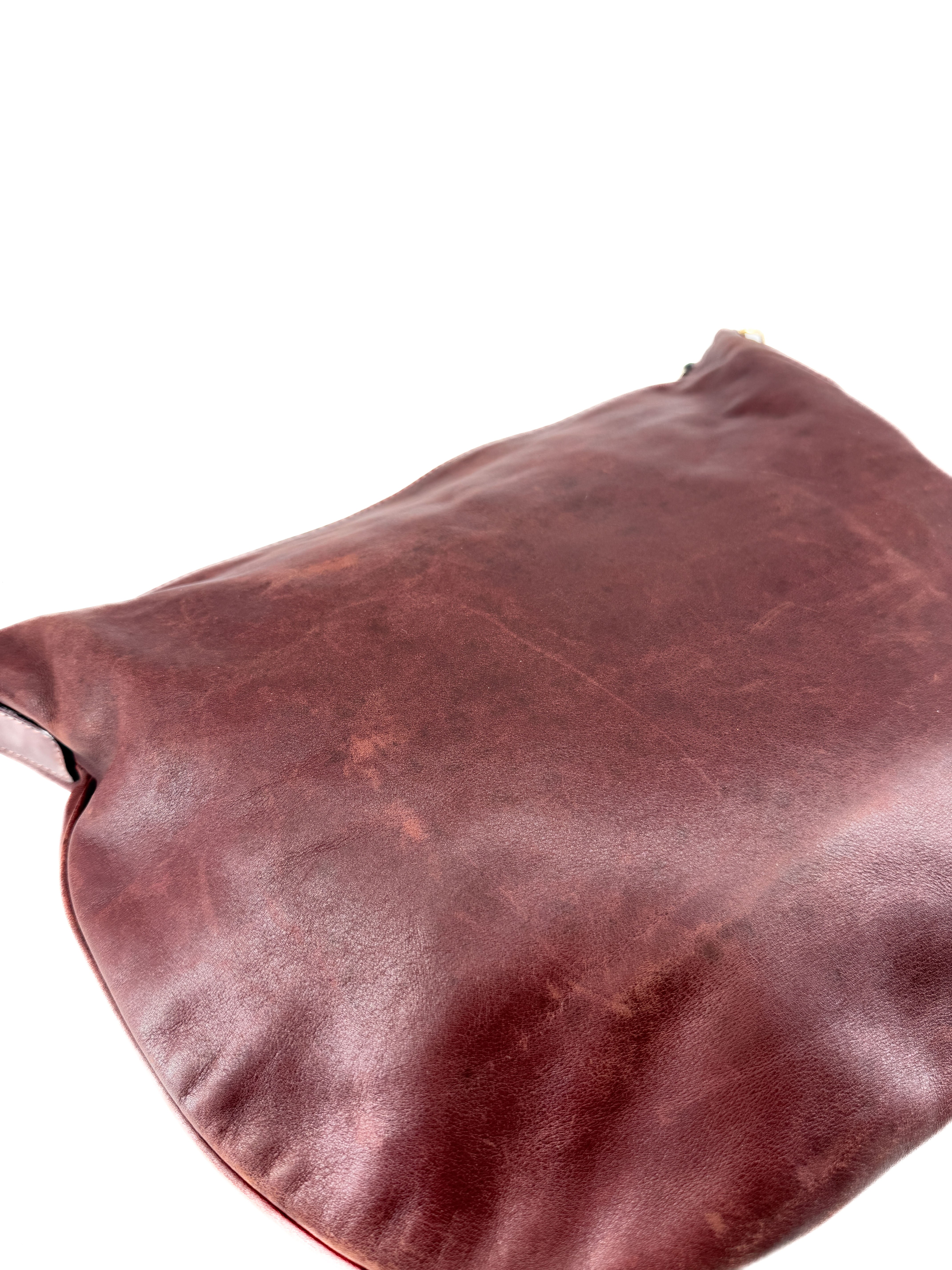 Gucci burgundy leather crossbody 001-115-1206