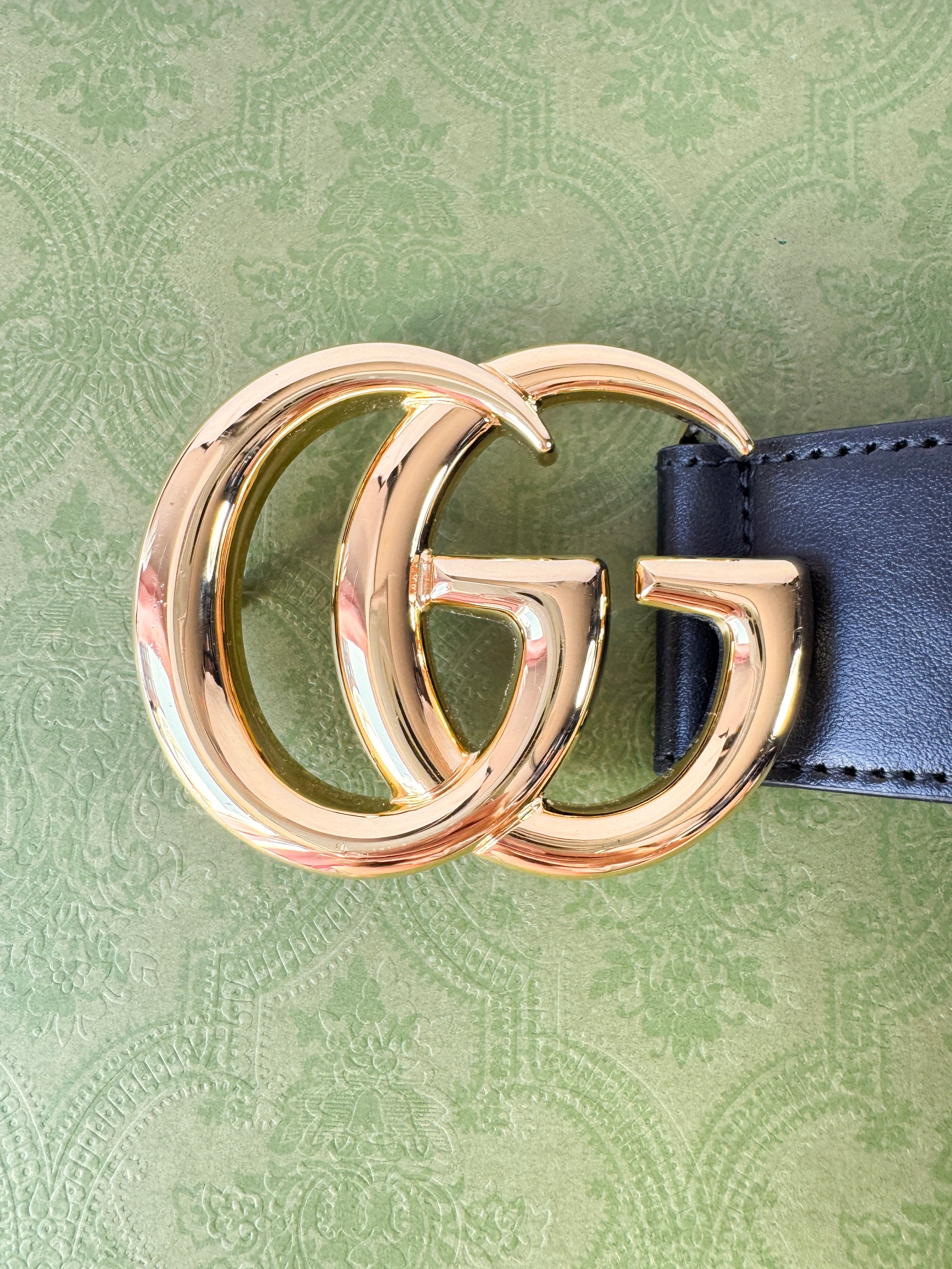 Gucci GG Marmont Matelasse Leather Belt size 90/36
