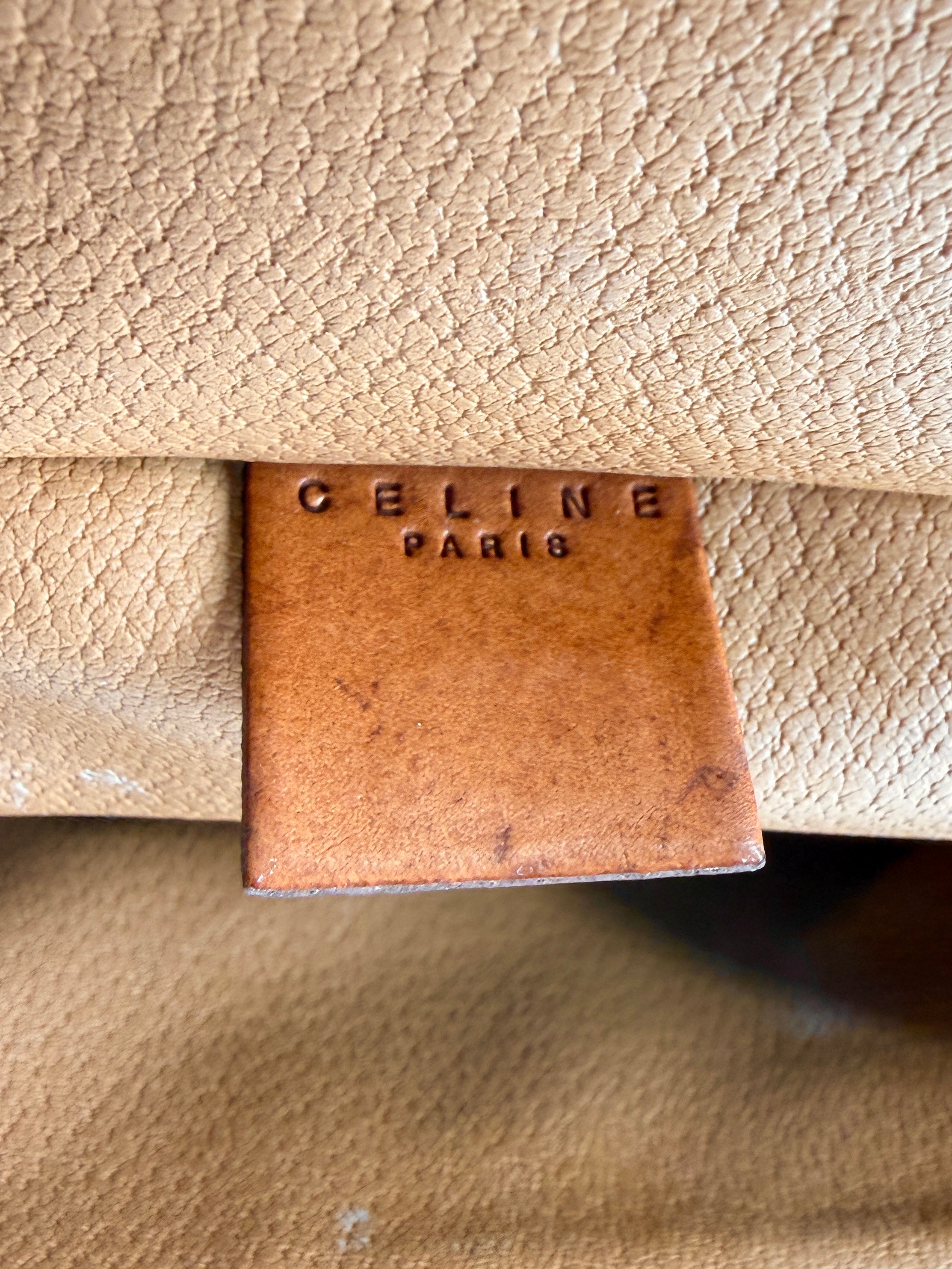 Celine brown Macadam vintage vanity bag MC97
