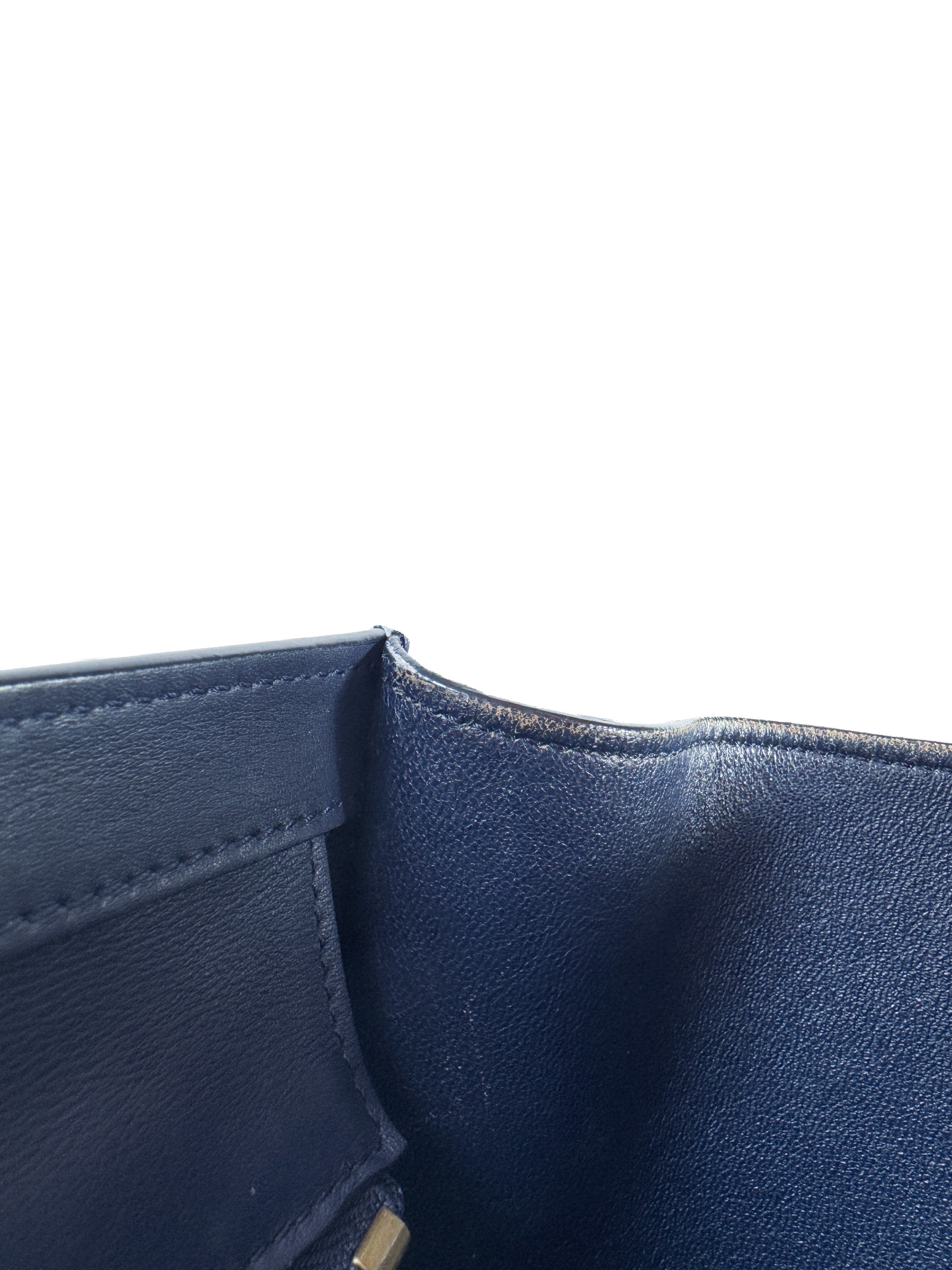 Celine navy smooth leather Mini luggage SAT4105 SMM4115