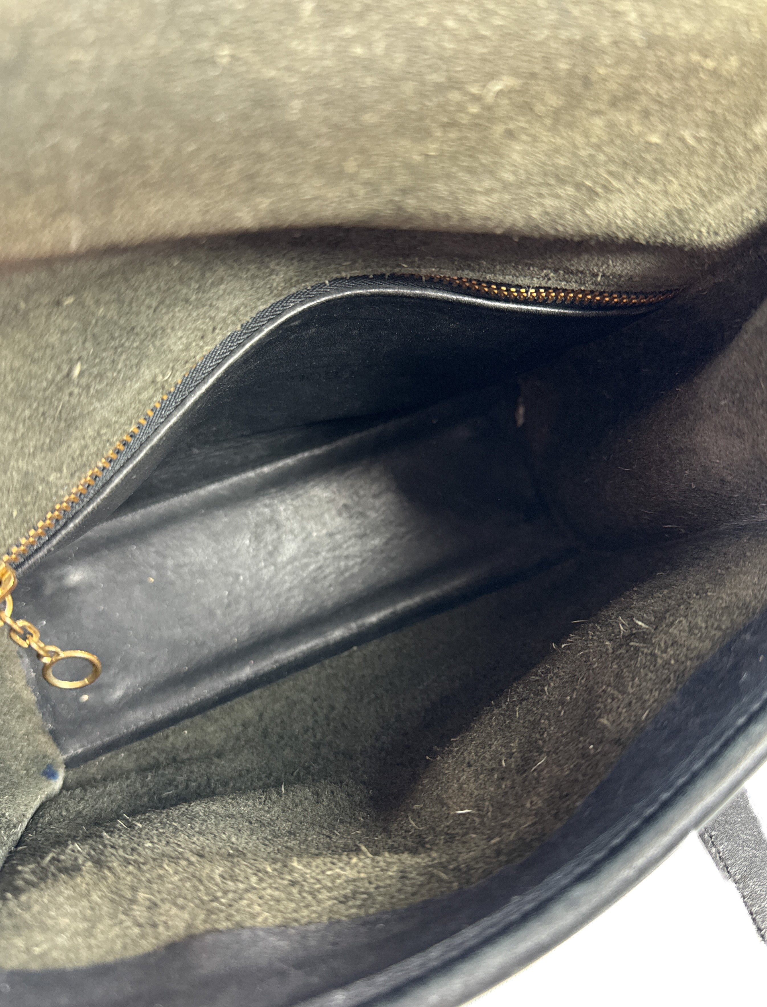 Coach black leather vintage Belmont satchel 9088