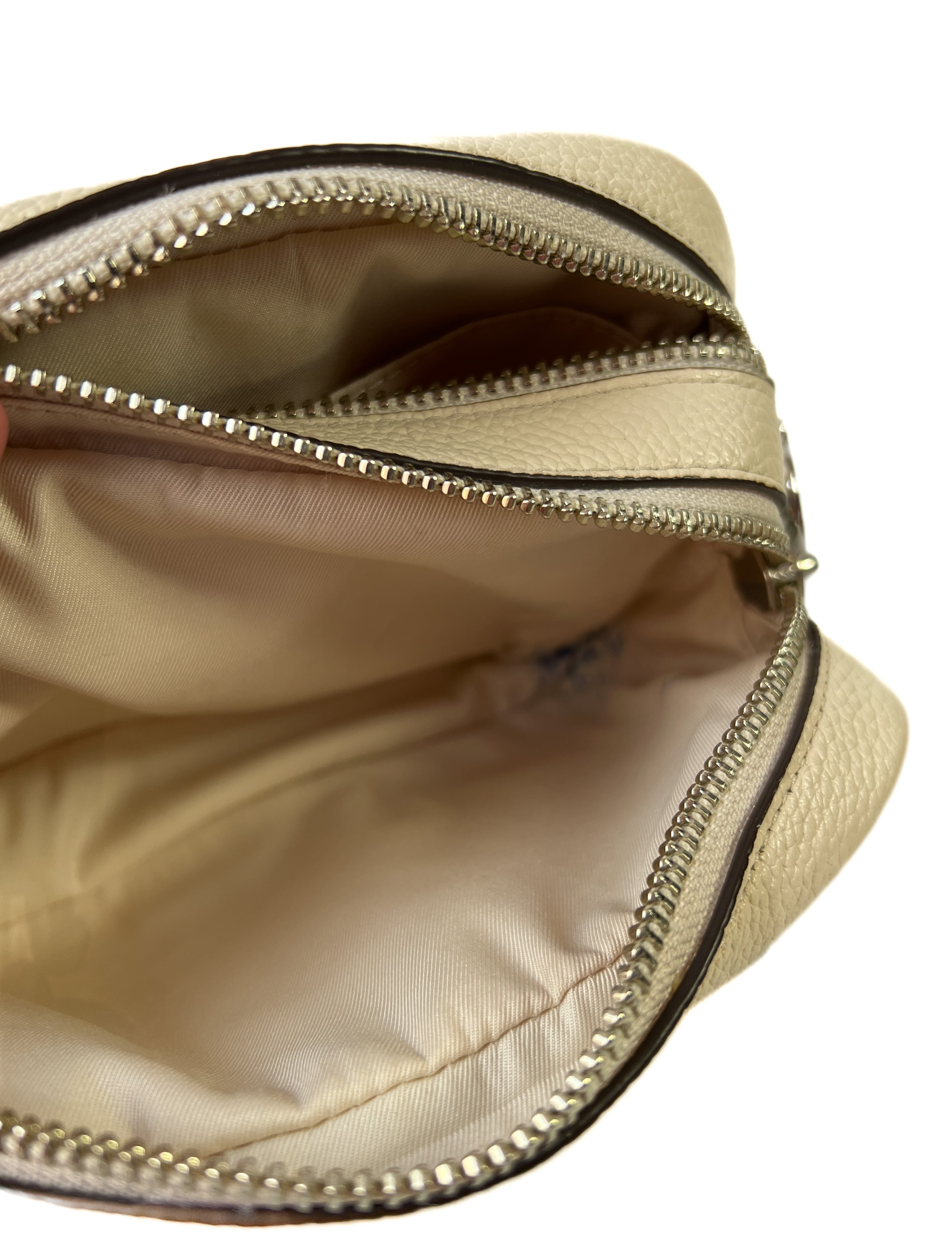 Tory Burch mini Perry cream leather crossbody