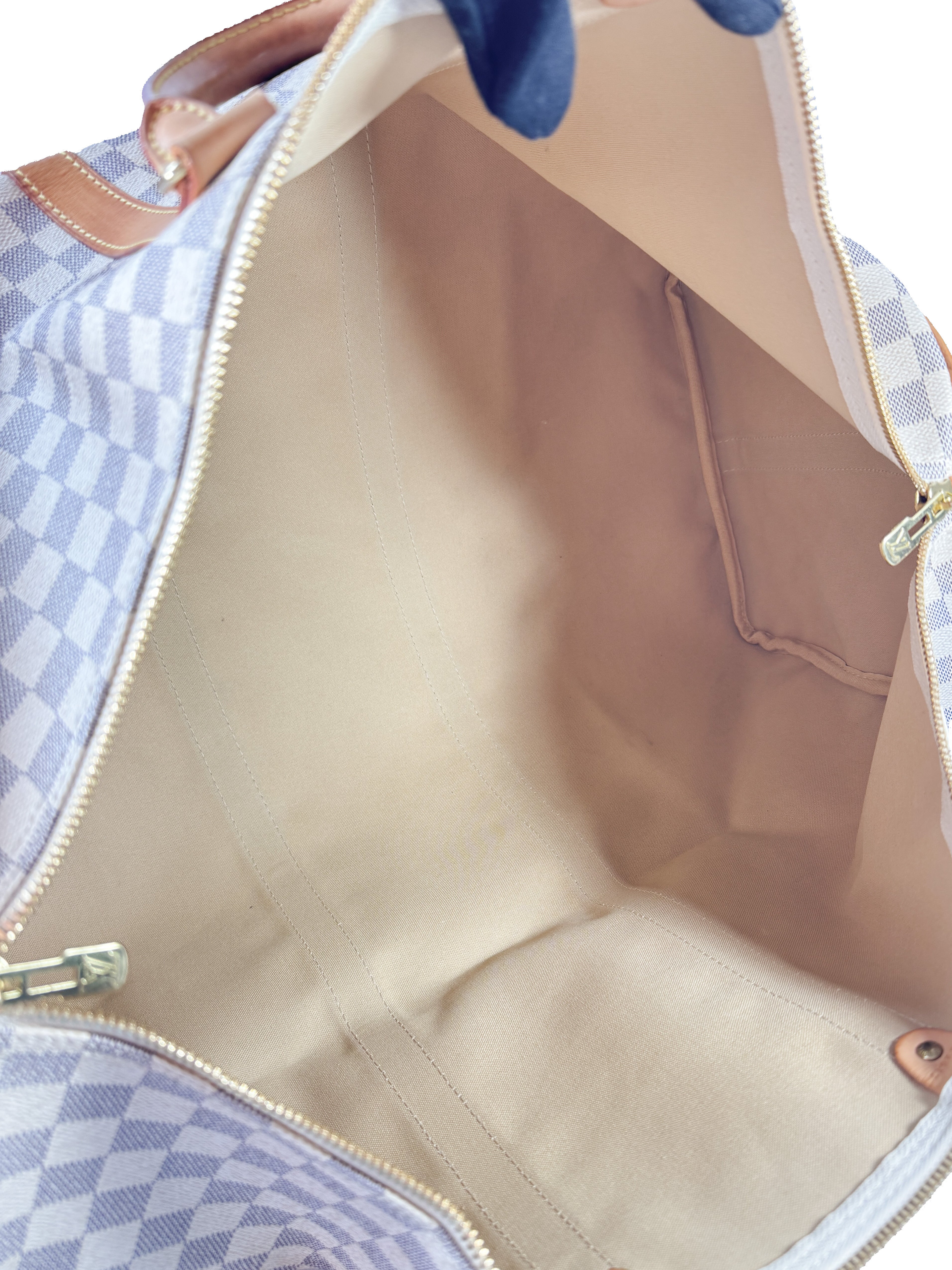 Louis Vuitton damier azur keepall 55 bandouliere MB2017