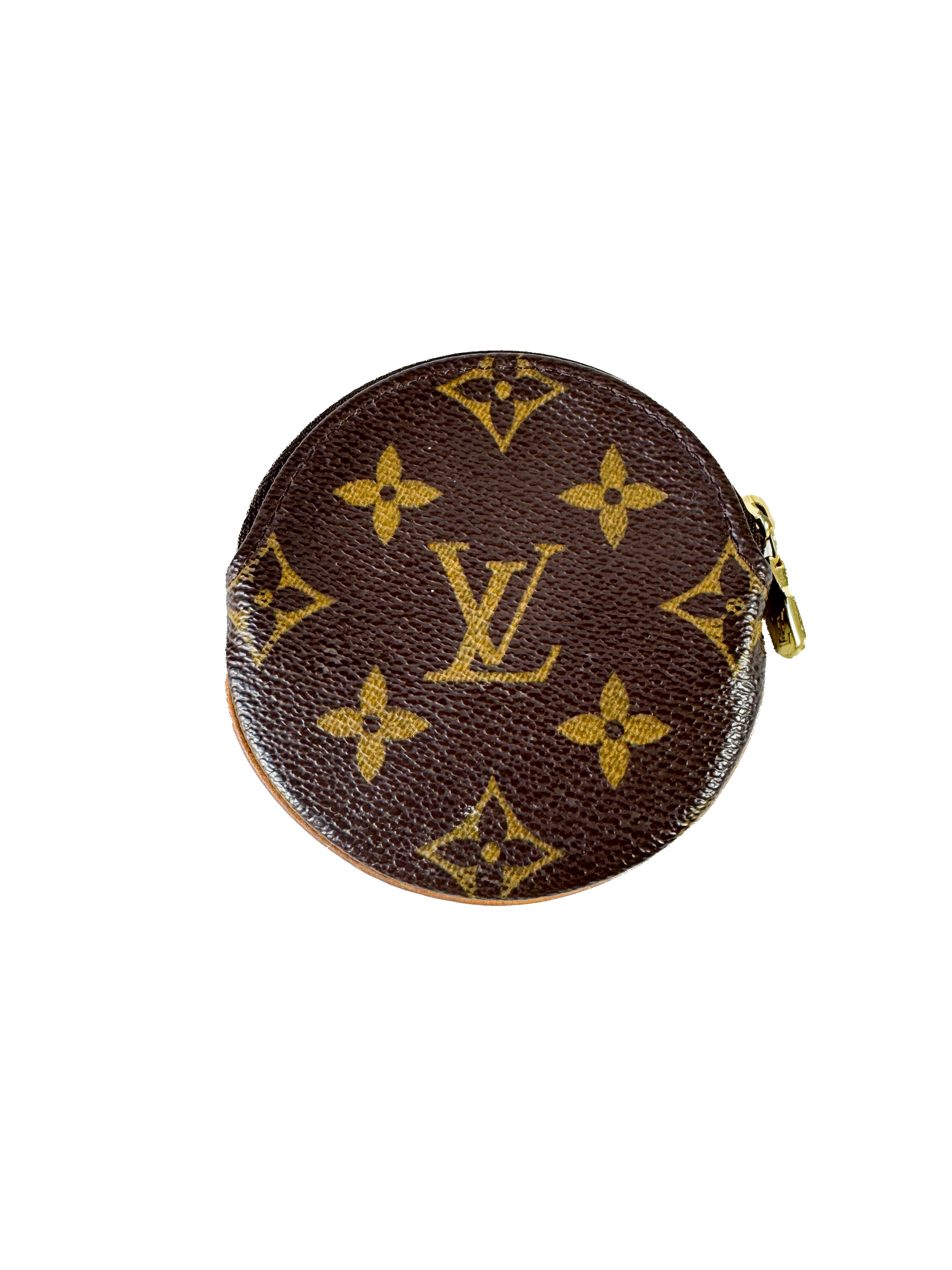 Louis Vuitton monogram round coin pouch CT0014