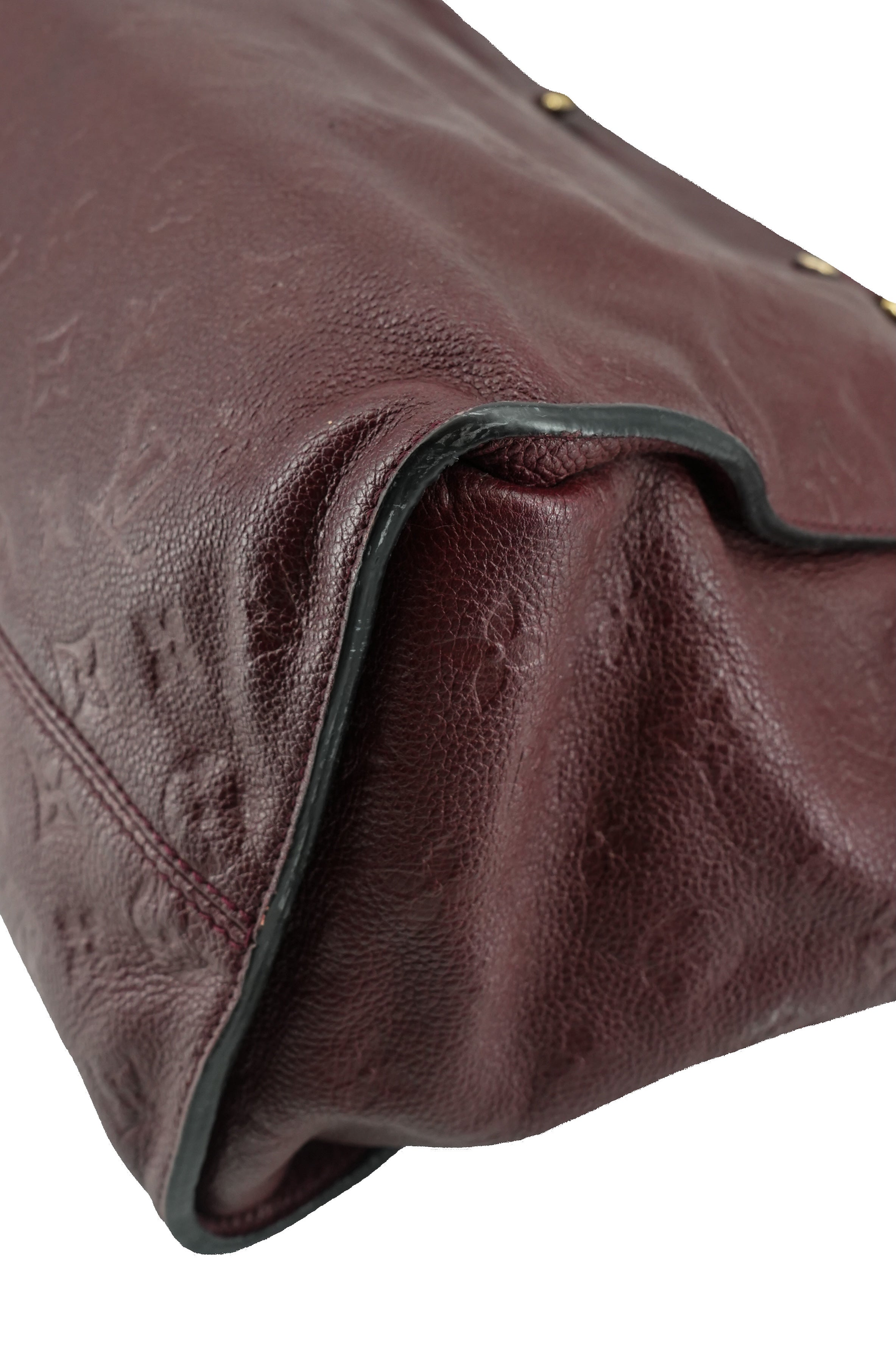 Louis Vuitton burgundy empreinte Lumineuse GM VI0191