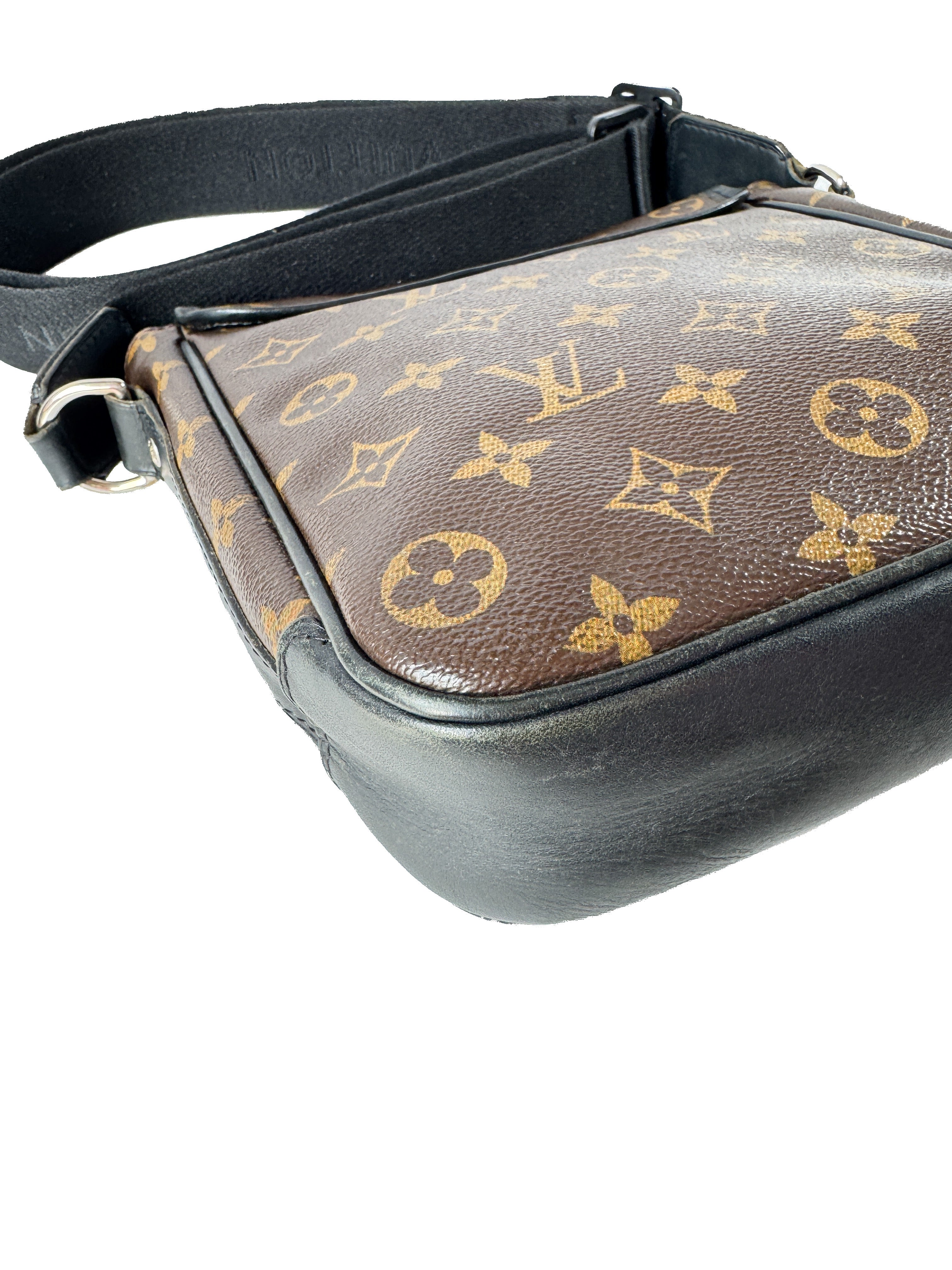 Louis Vuitton Bass Messenger Bag Macassar Monogram Canvas PM AA4171