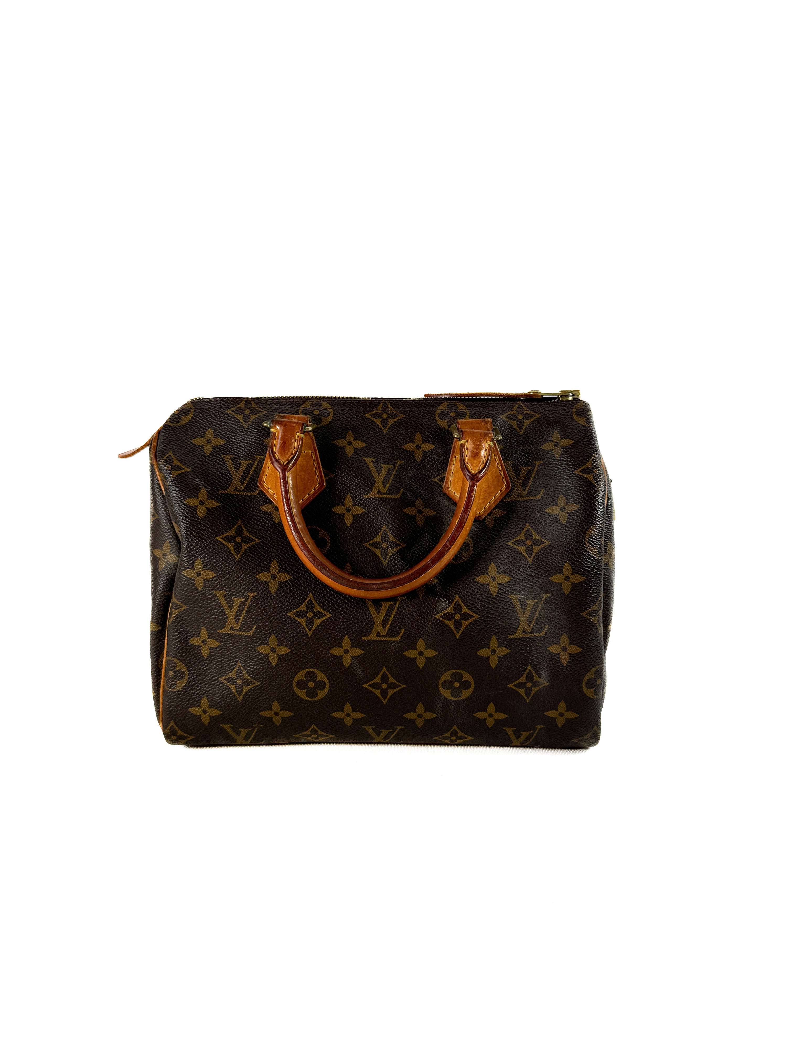 Louis Vuitton monogram speedy 25 SD0929 w/vintage strap