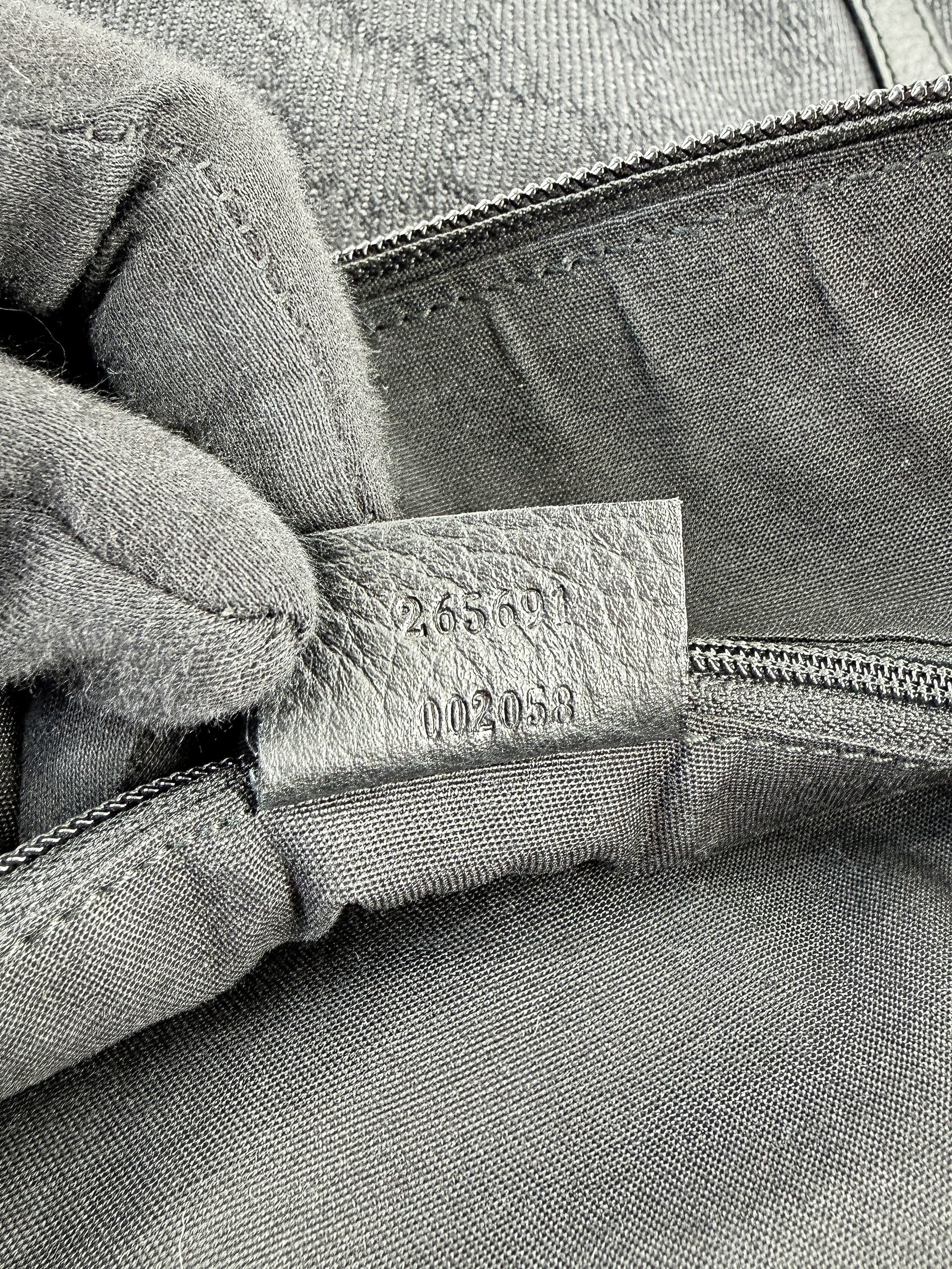 Gucci black signature GG canvas Small Abbey D Ring crossbody 265691 002058