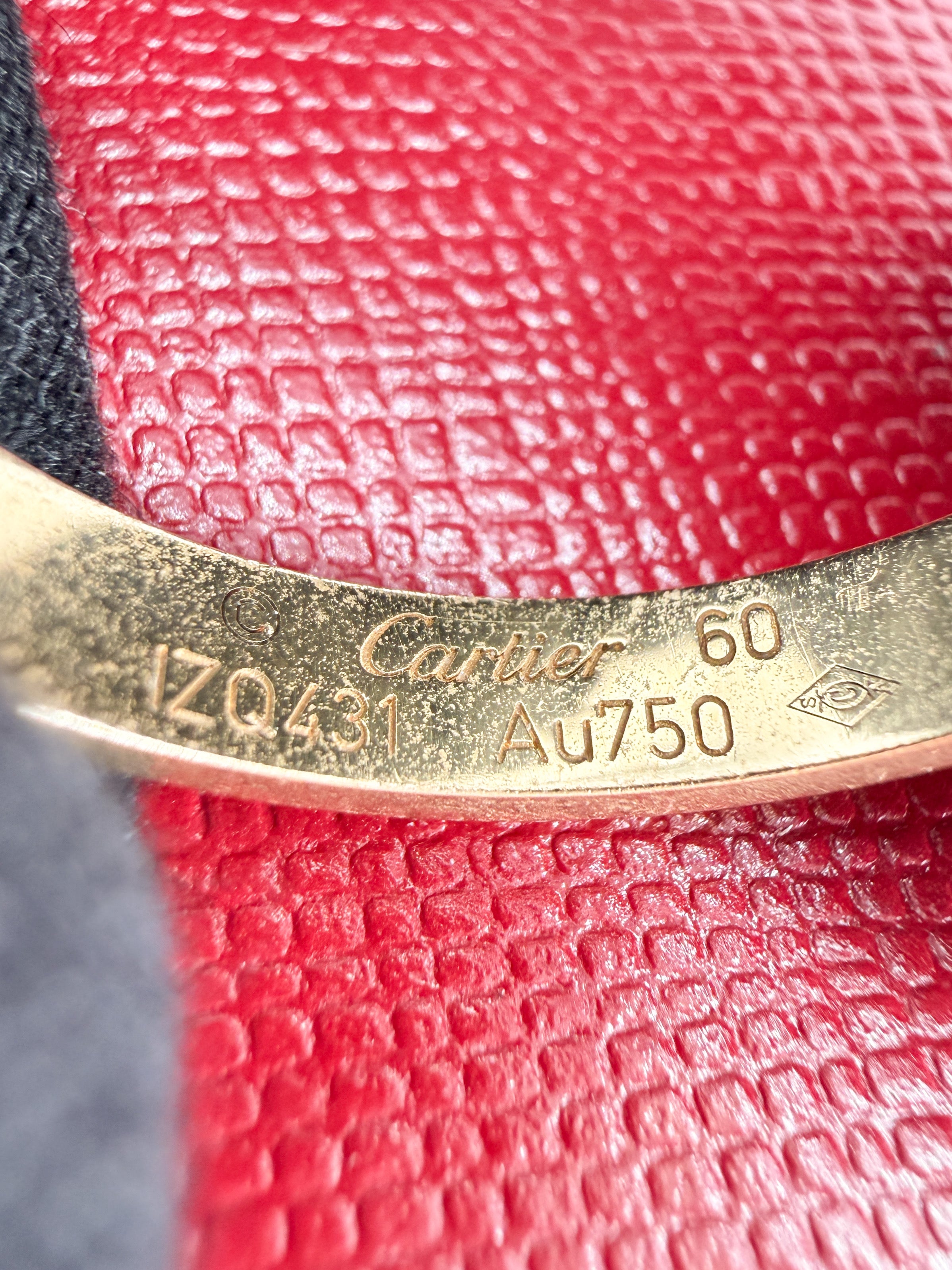 Cartier yellow gold Love ring size 60 (9)