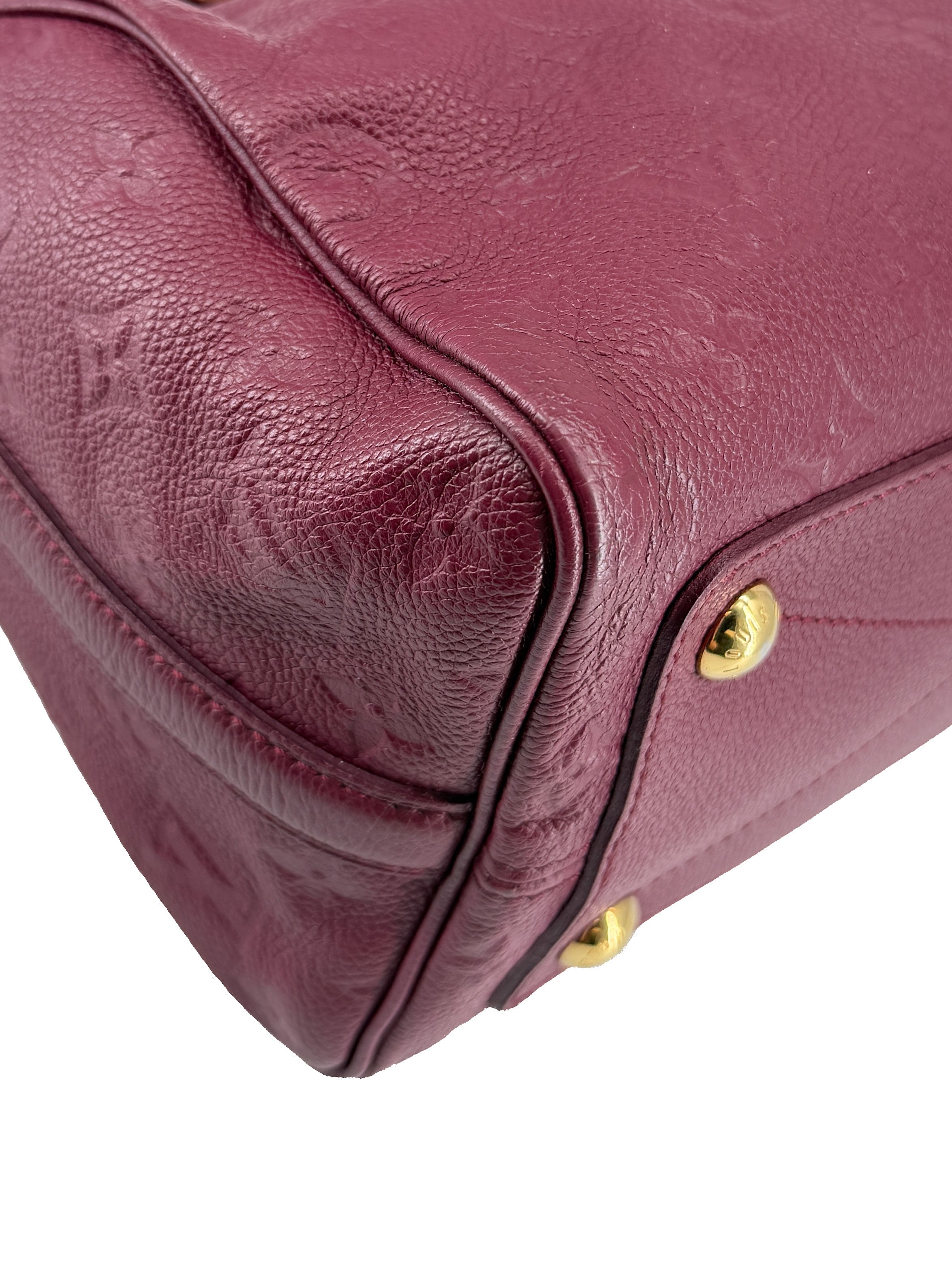 Louis Vuitton monogram empreinte Aurore Speedy 25 bandouliere SP3192