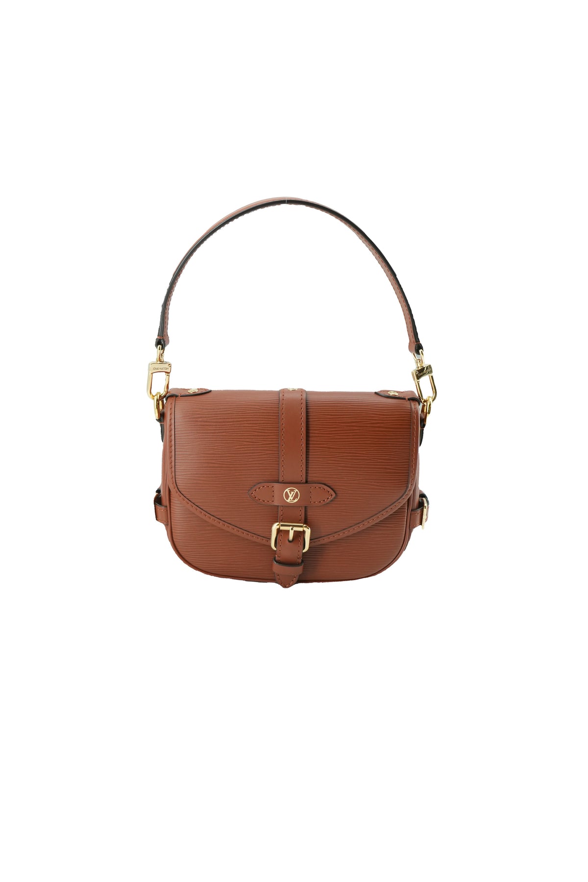 Louis Vuitton brown epi leather Saumur BB NFC