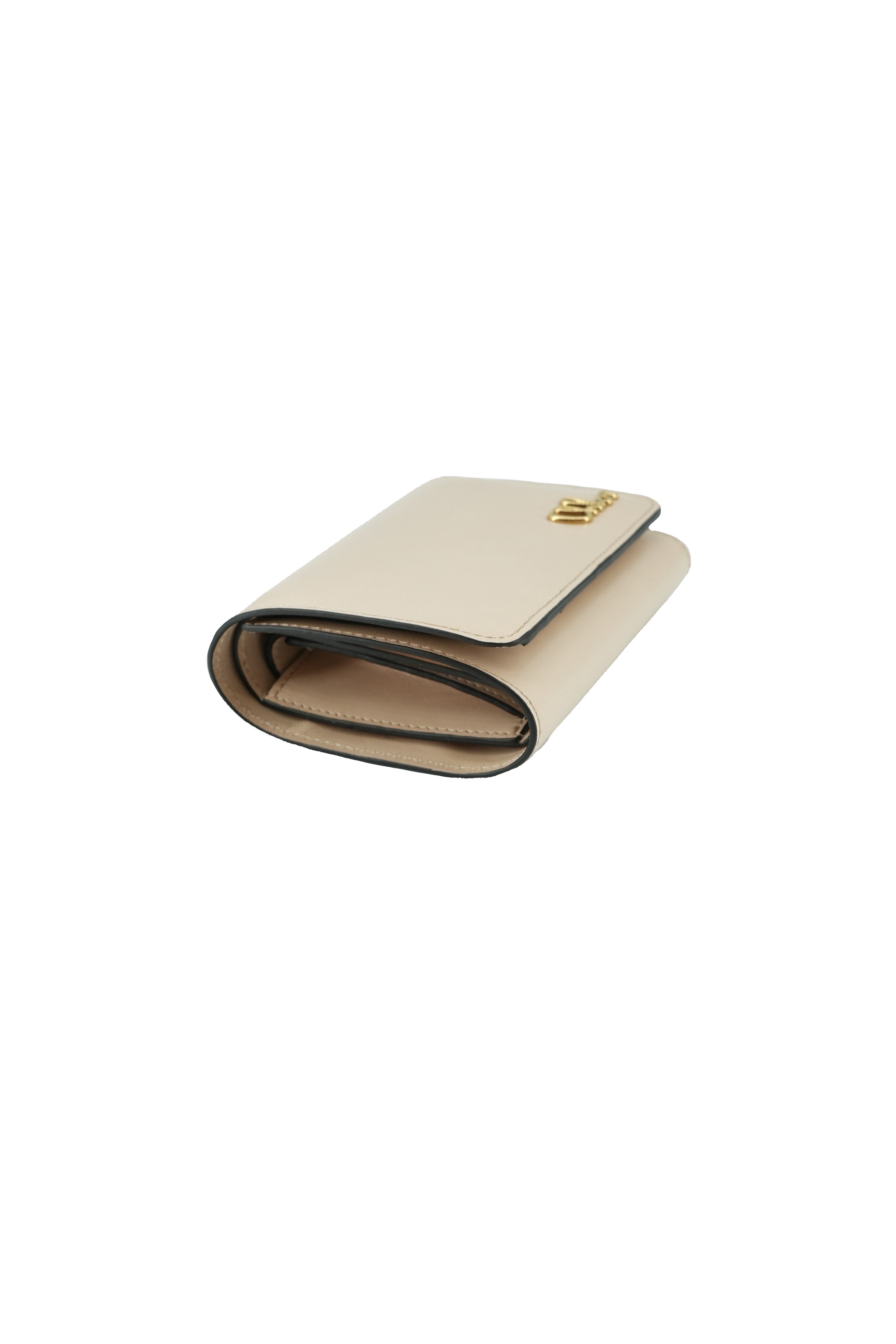 Chloé nude leather Mini Iconic trifold wallet 01-25-99-65