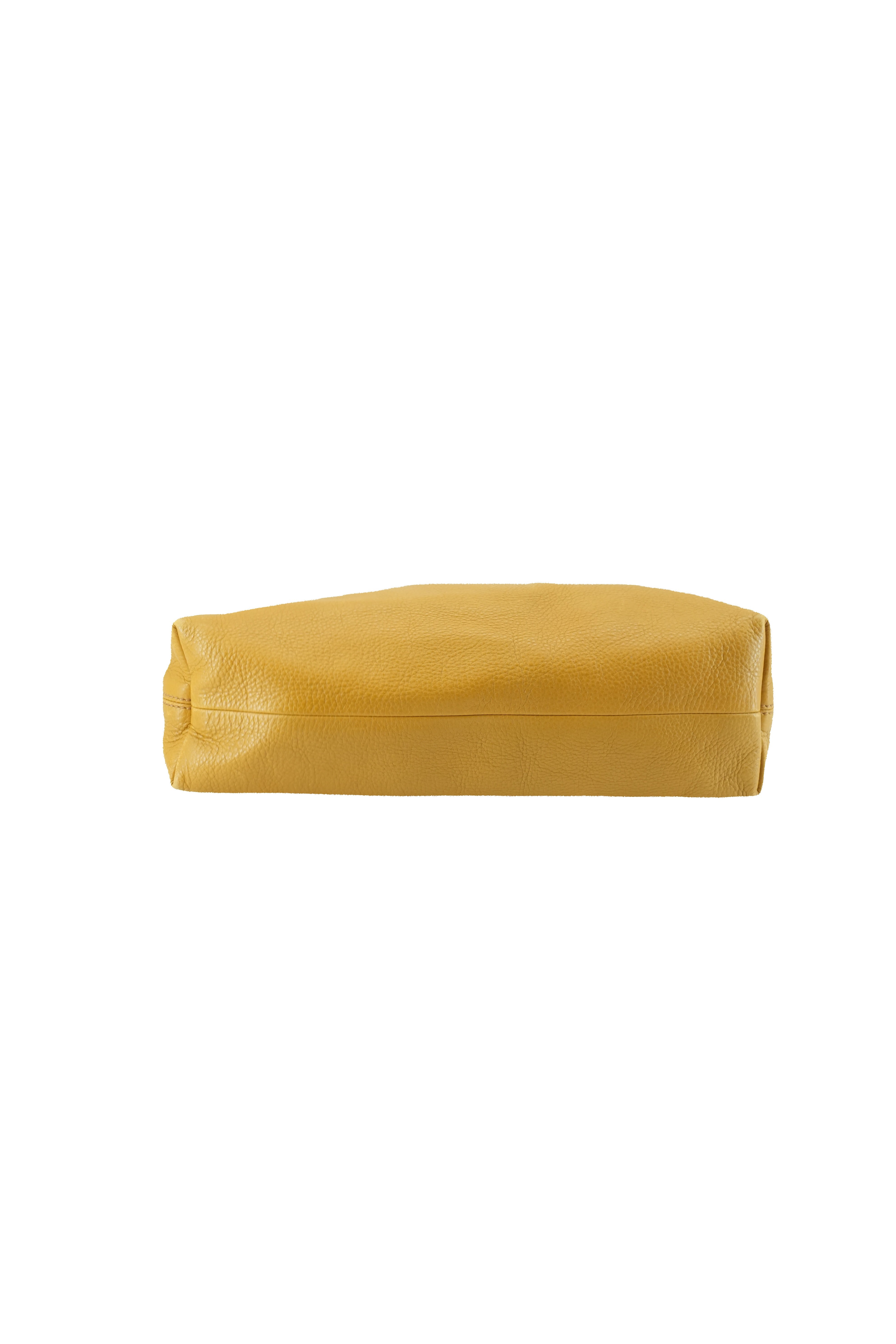 Gucci yellow leather horsebit shoulder bag 232961 001998