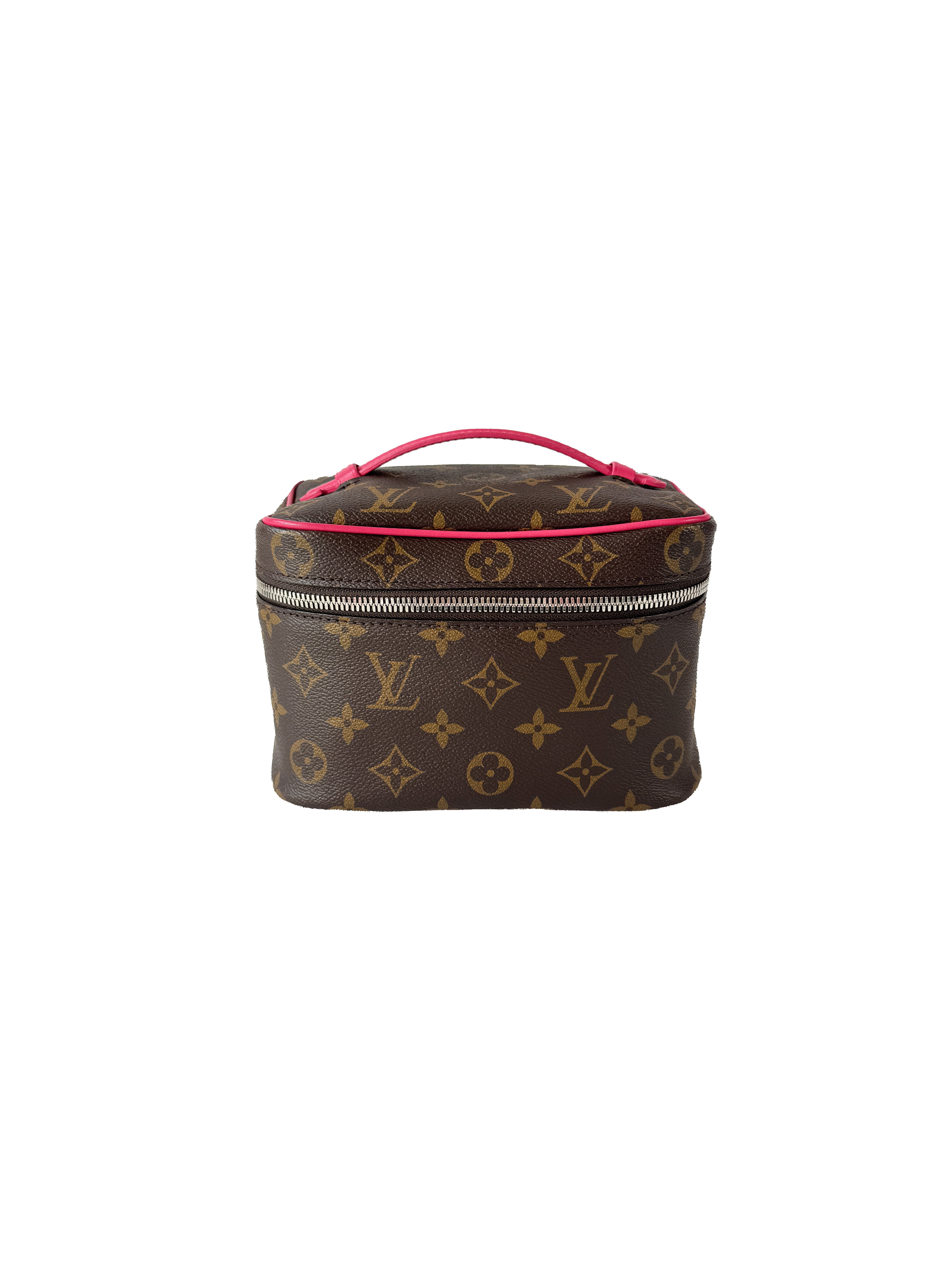 Louis Vuitton monogram pink Nice mini vanity NFC