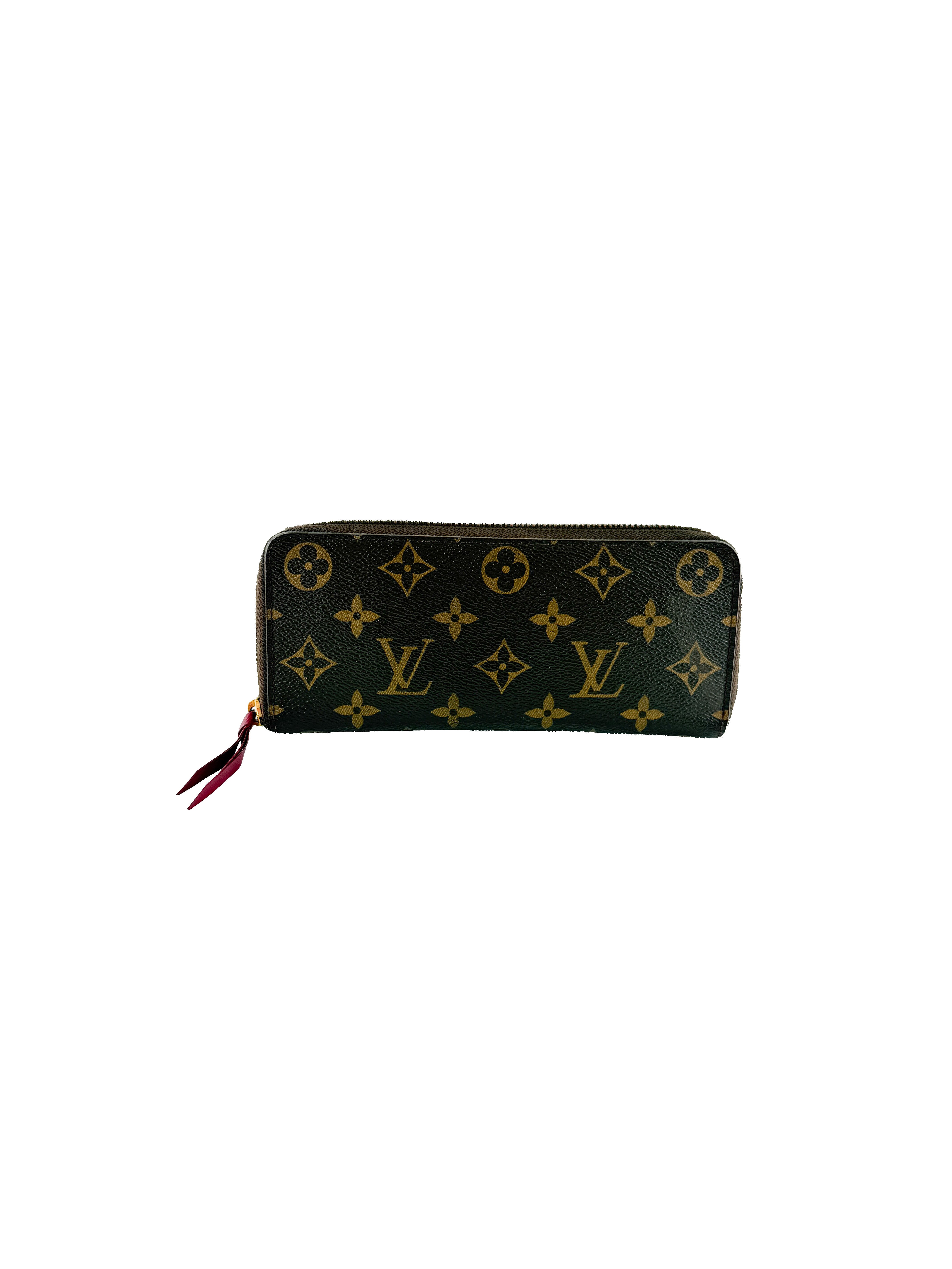 Louis Vuitton monogram Clemence wallet berry SP4197
