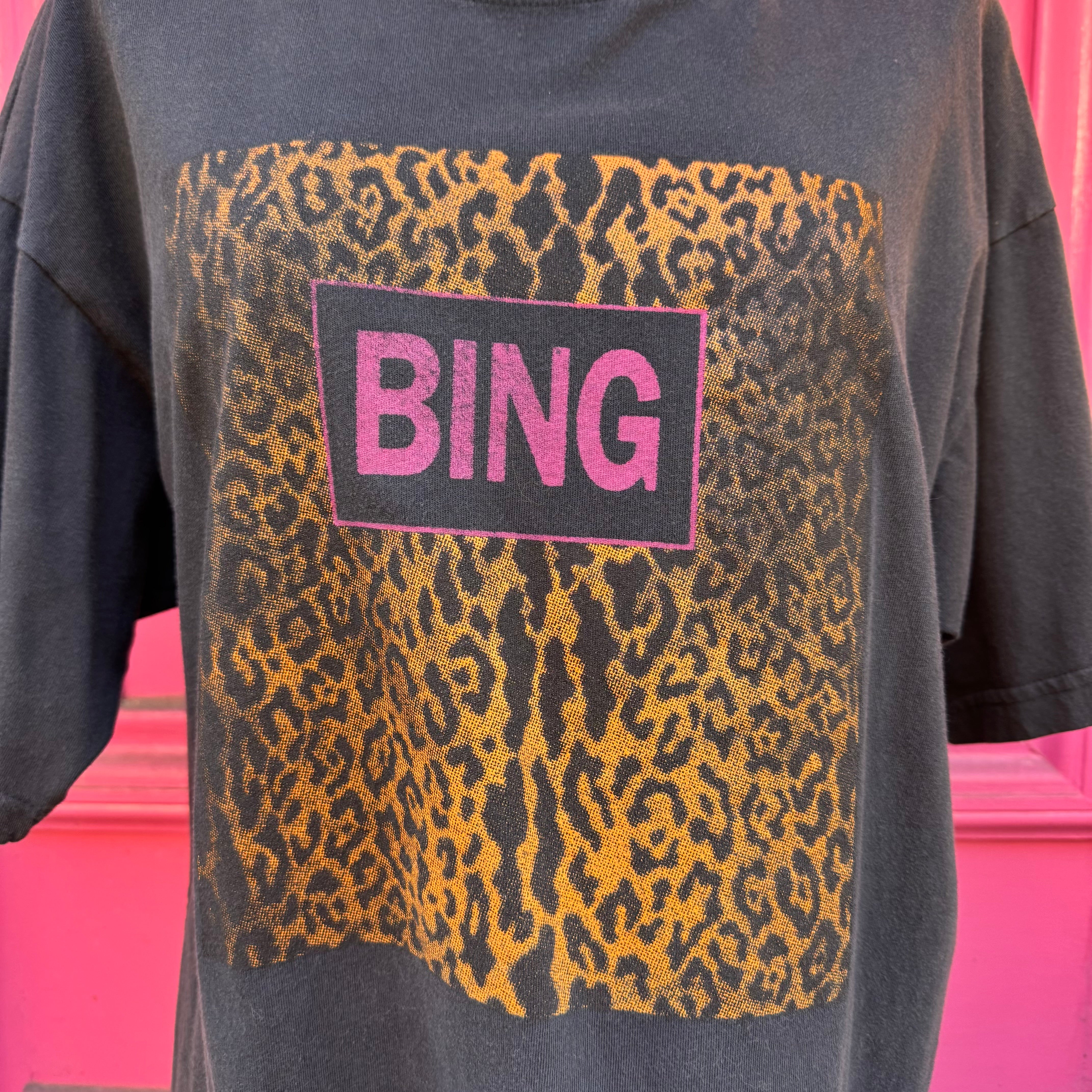 Anine Bing gray graphic t-shirt dress size XS