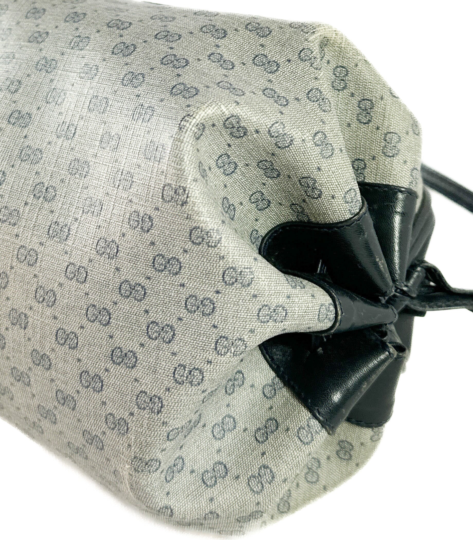 Gucci micro GG navy gray vintage crossbody 007-115-5770