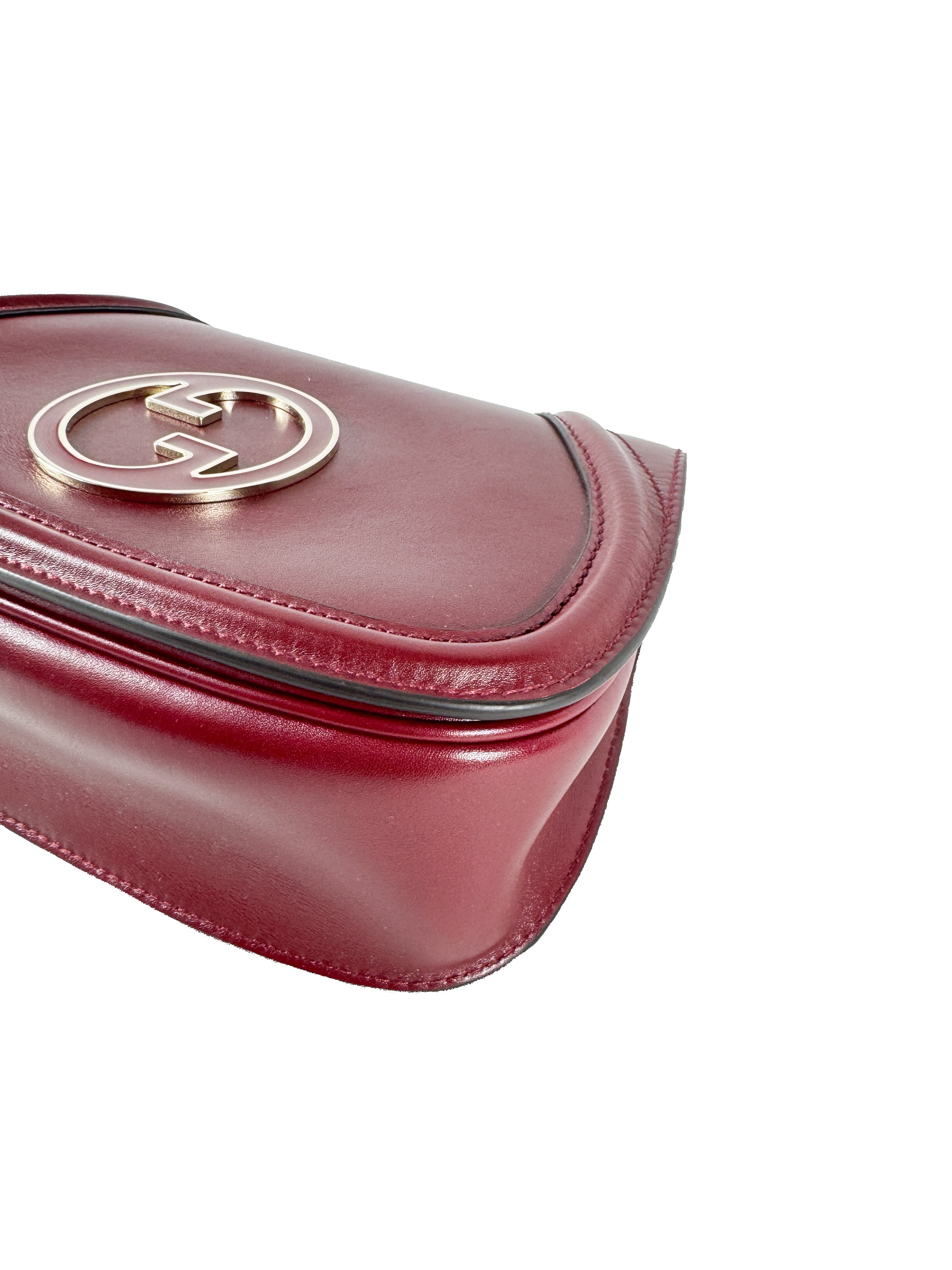 Gucci medium blondie dark red shoulder bag 520981