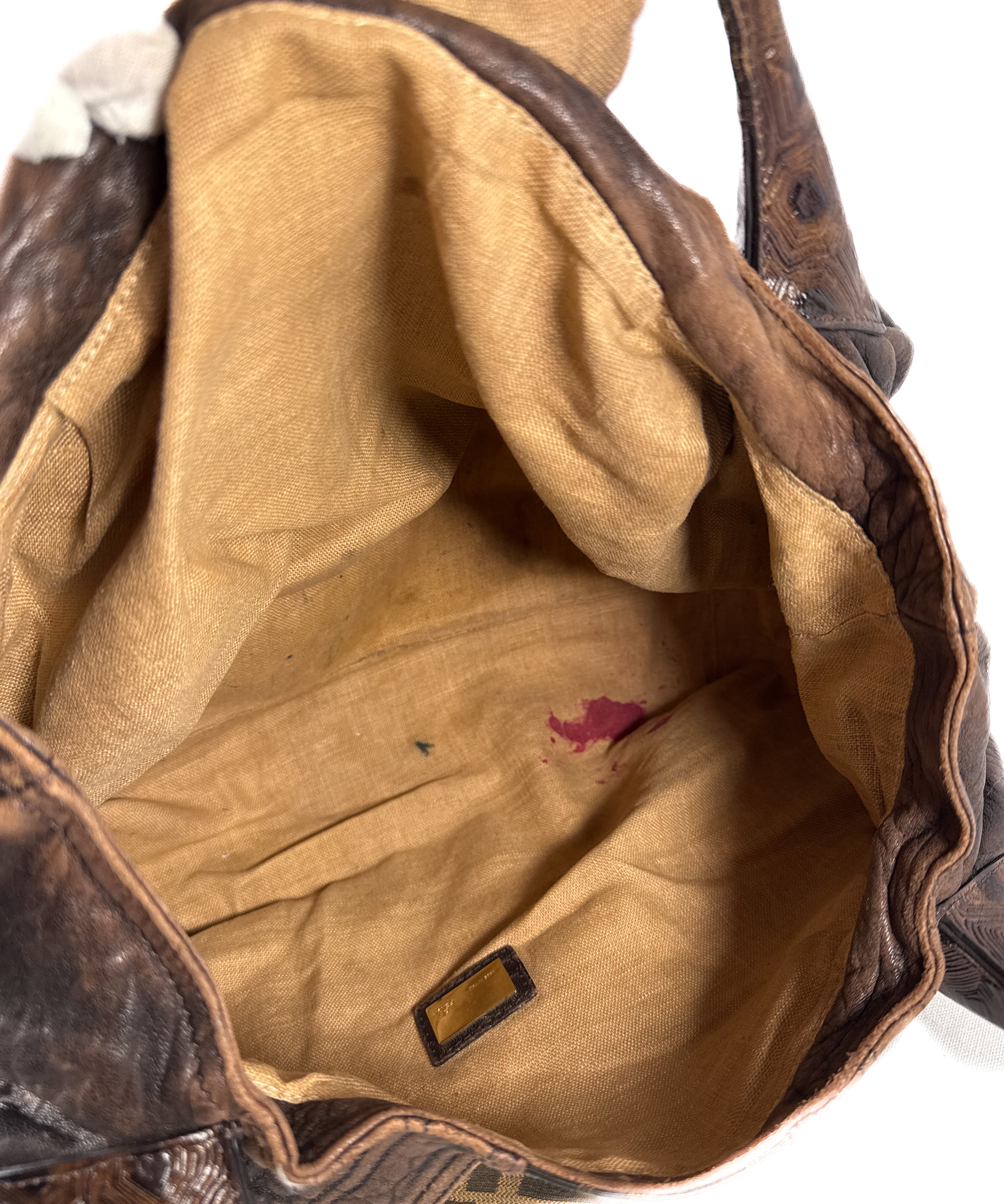 Fendi brown Zucca Spy bag *as is*