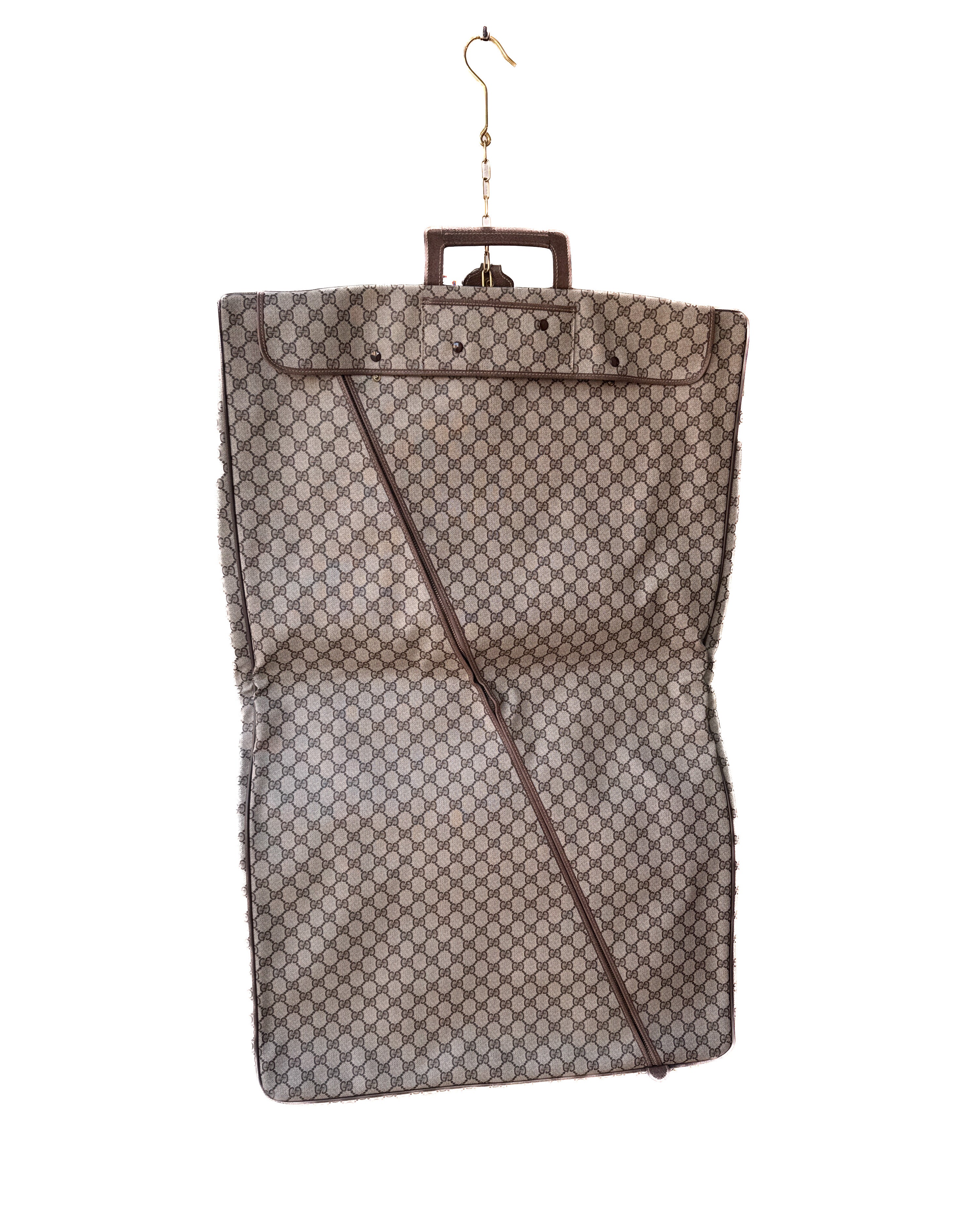 Gucci GG Supreme 1980s garment bag 24-011-594 **as is**