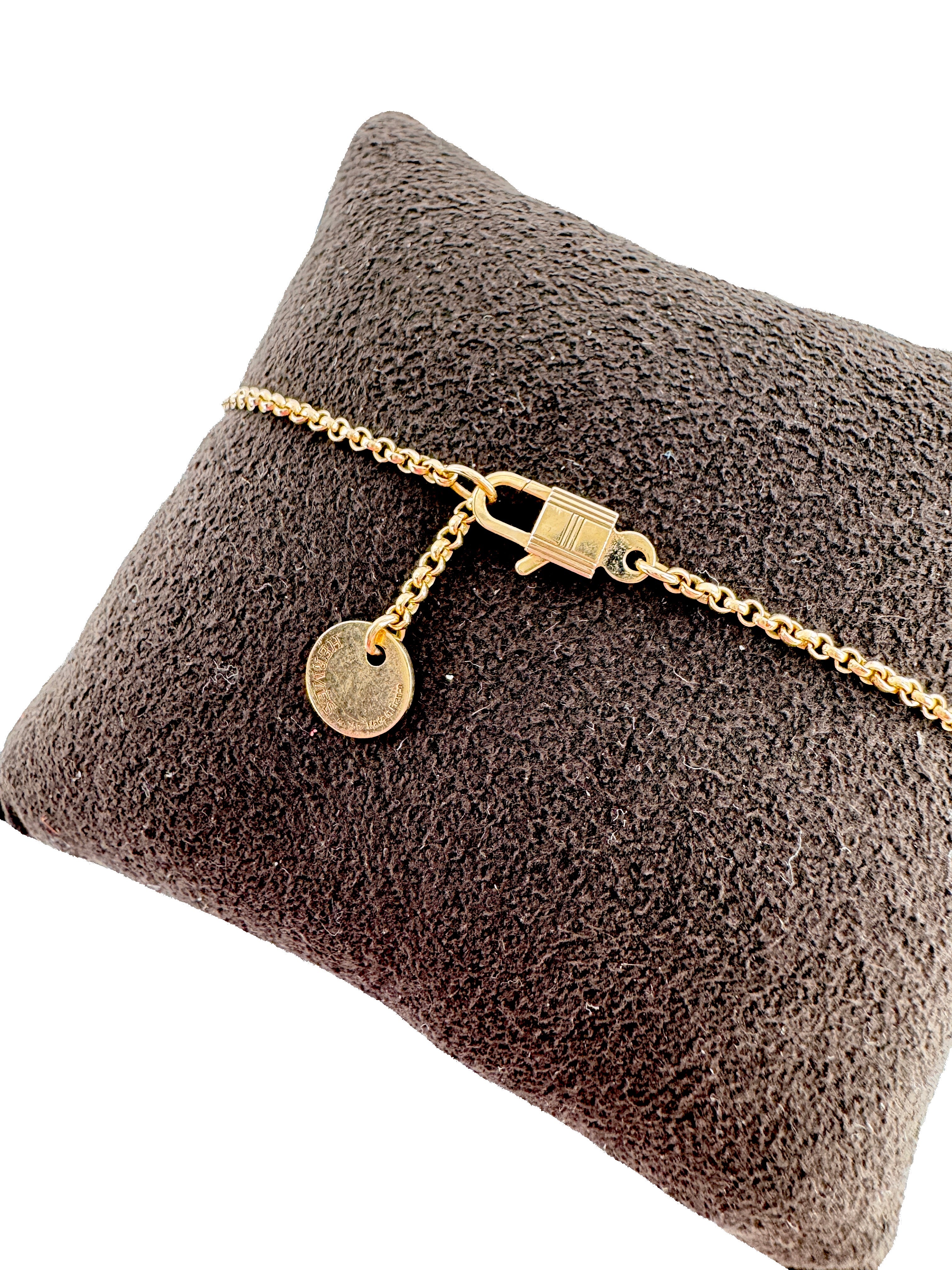 Hermès clou d'H rose gold bracelet