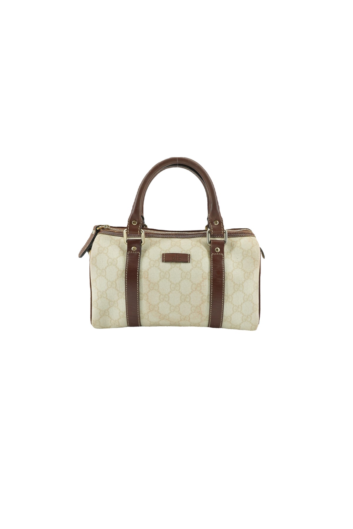 Gucci white GG boston bag 193604 000926