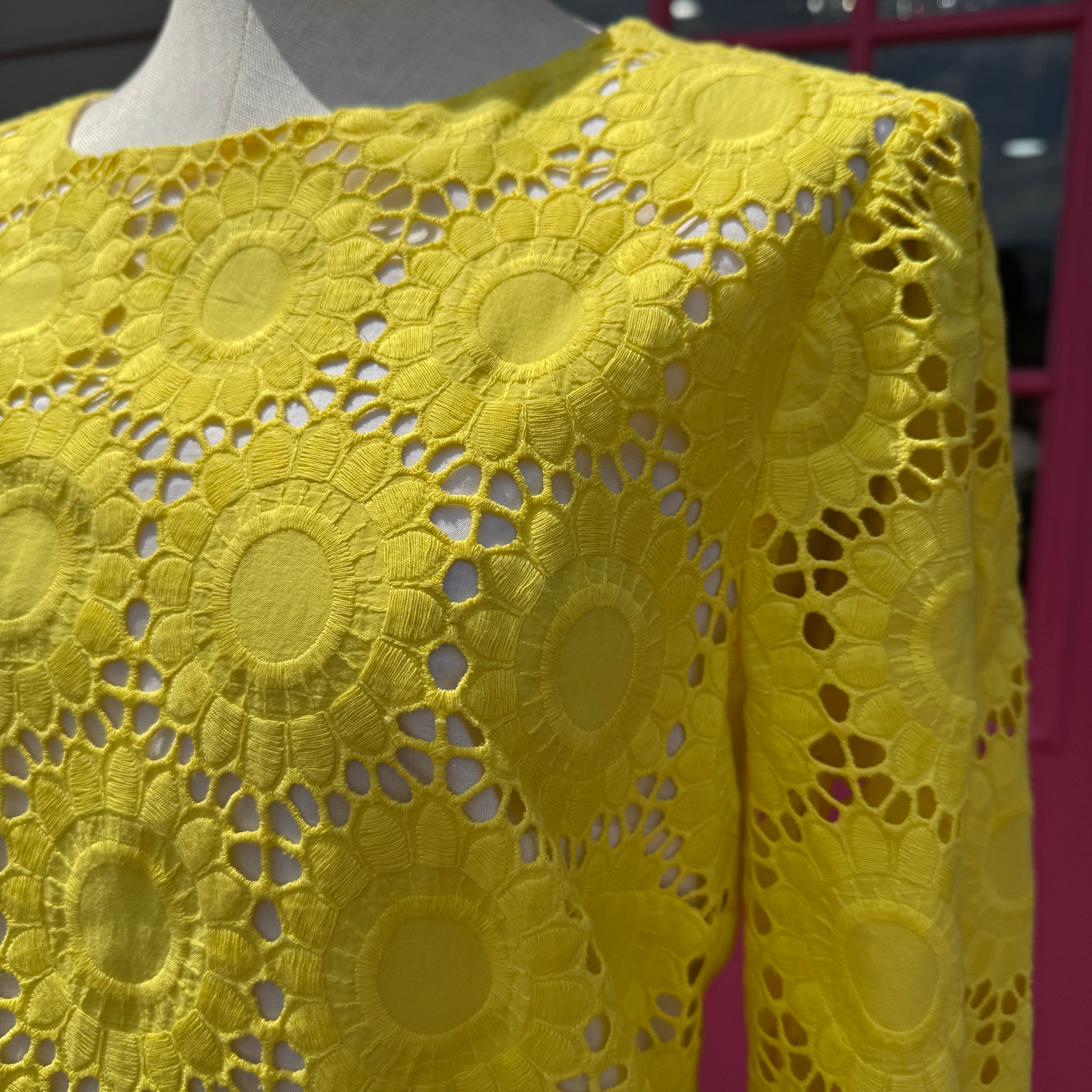 Lilly Pulitzer yellow Lillys Lemon Mariella dress size 12 NWT